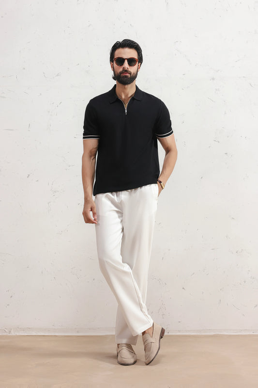 Tipping Quarter Zip Polo