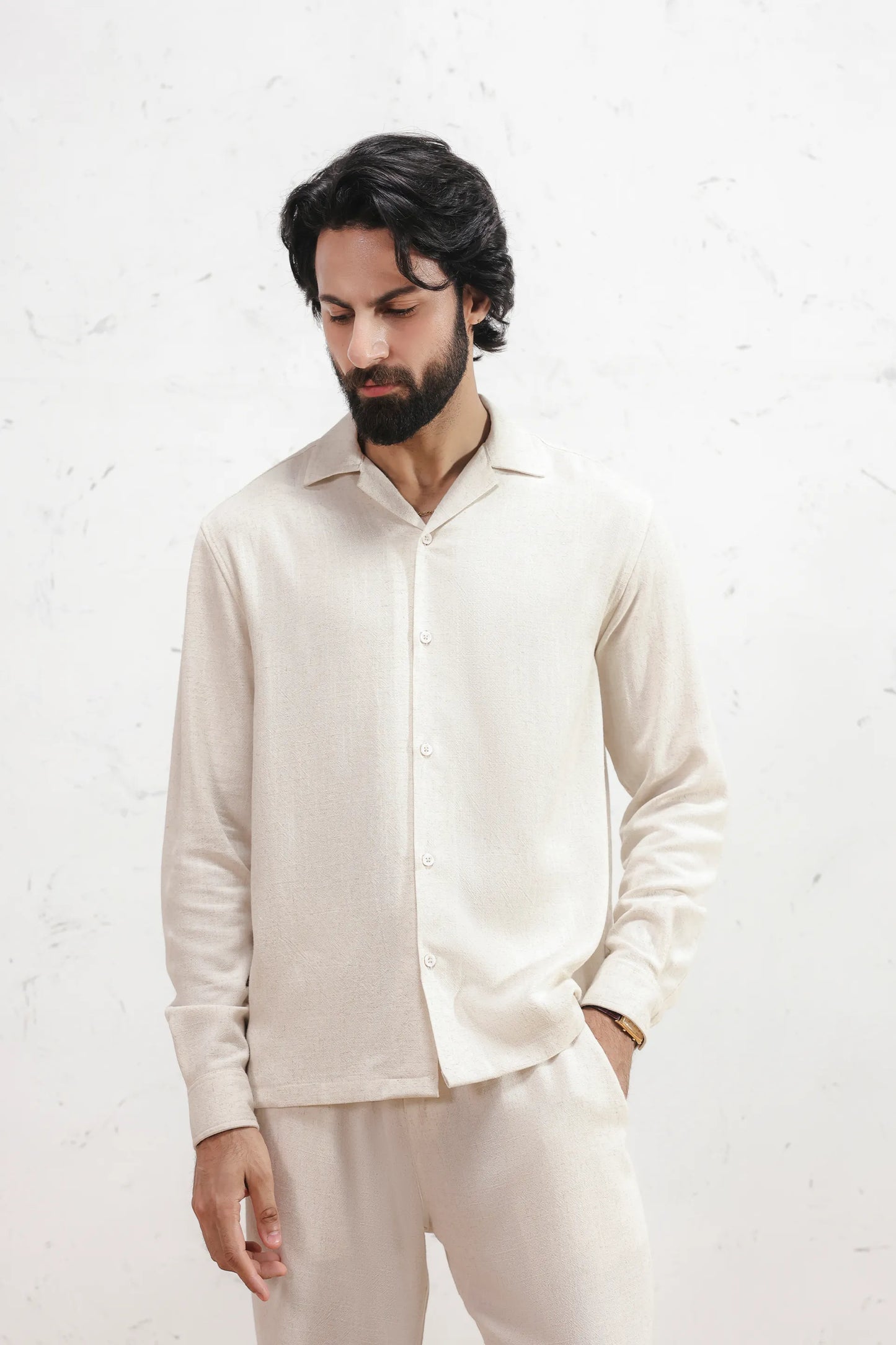Ivory Linen Co-Ord Set