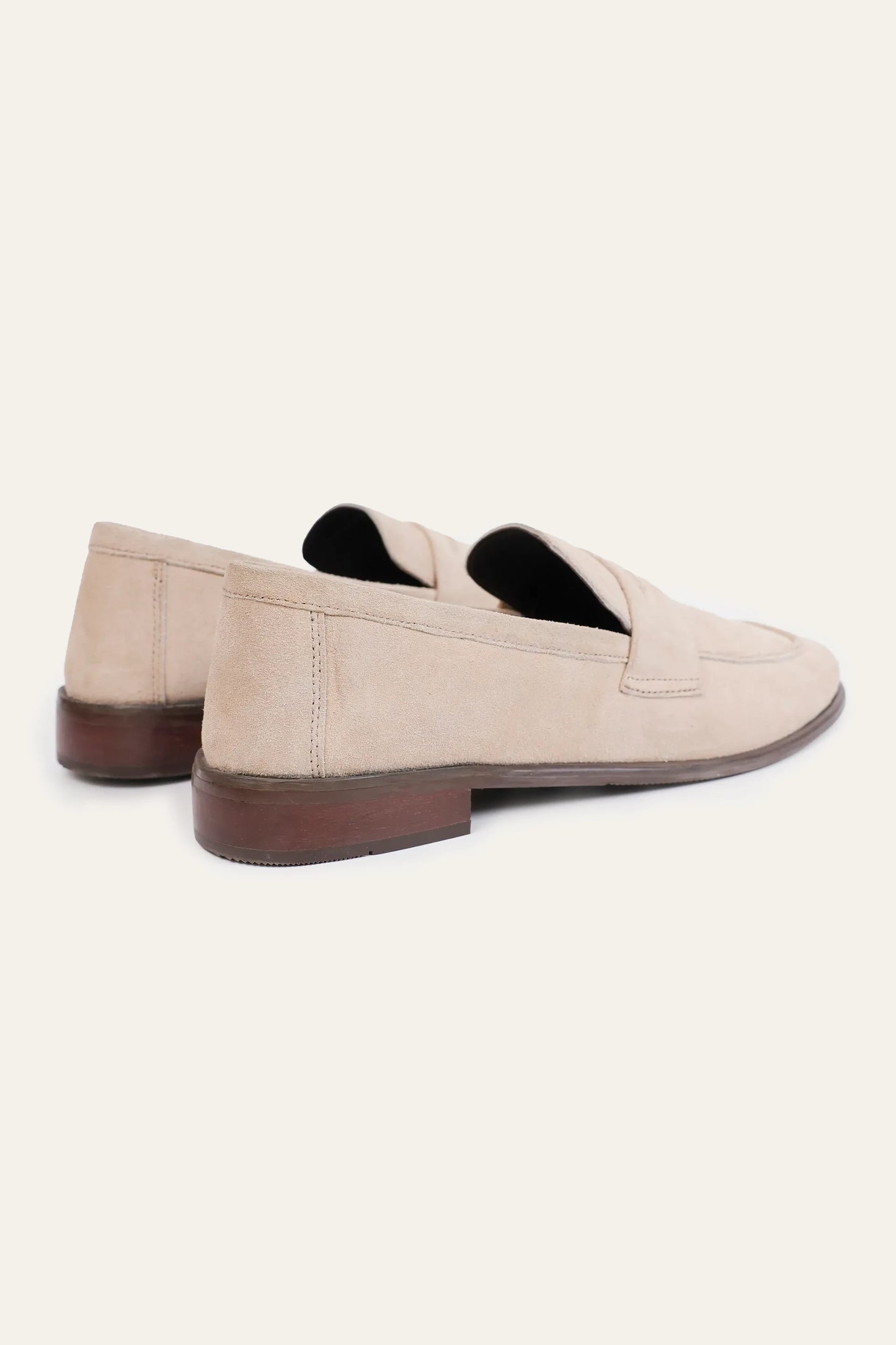 Suede Penny Loafers