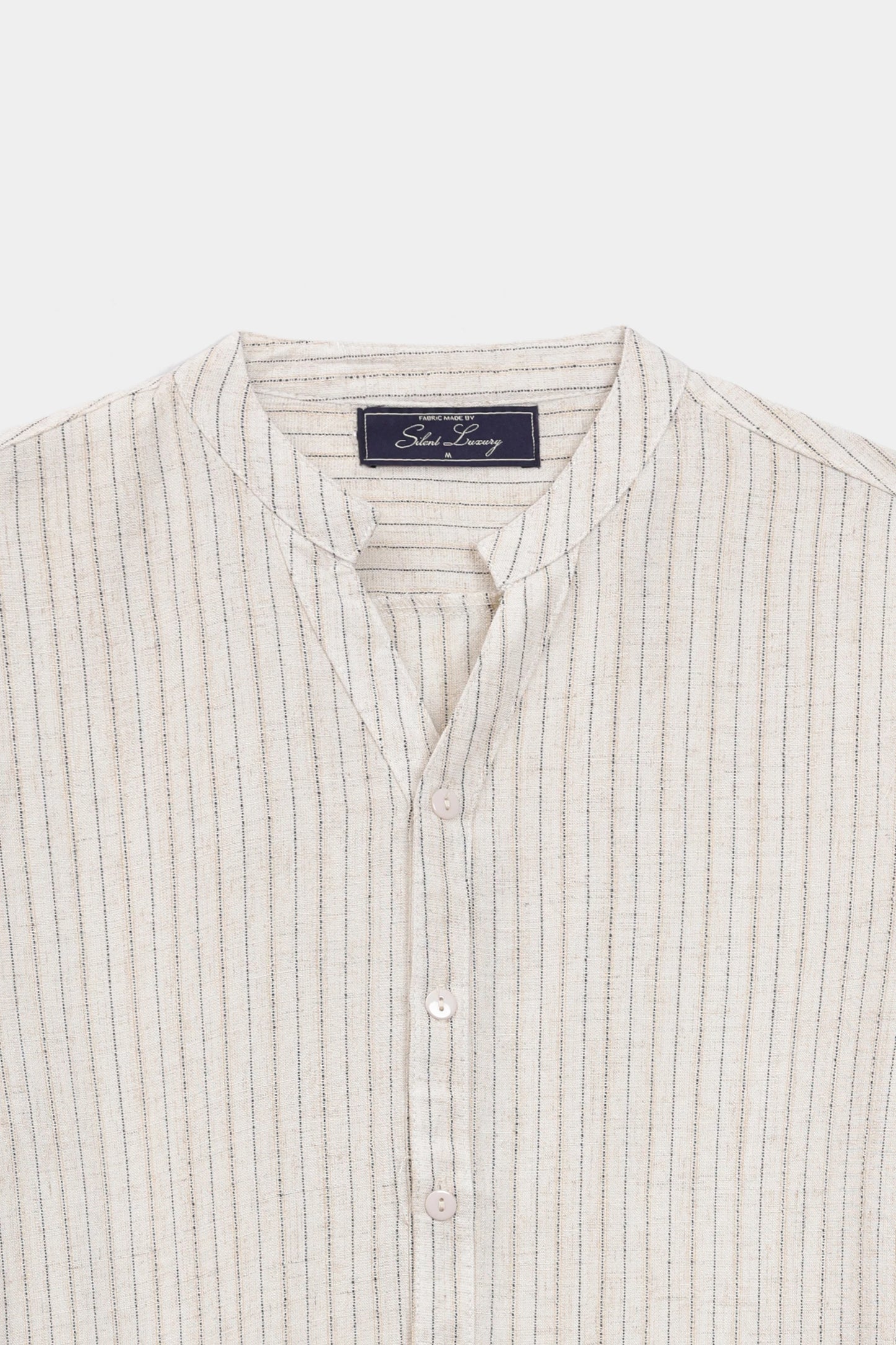 Ecru Pinstripe Shirt