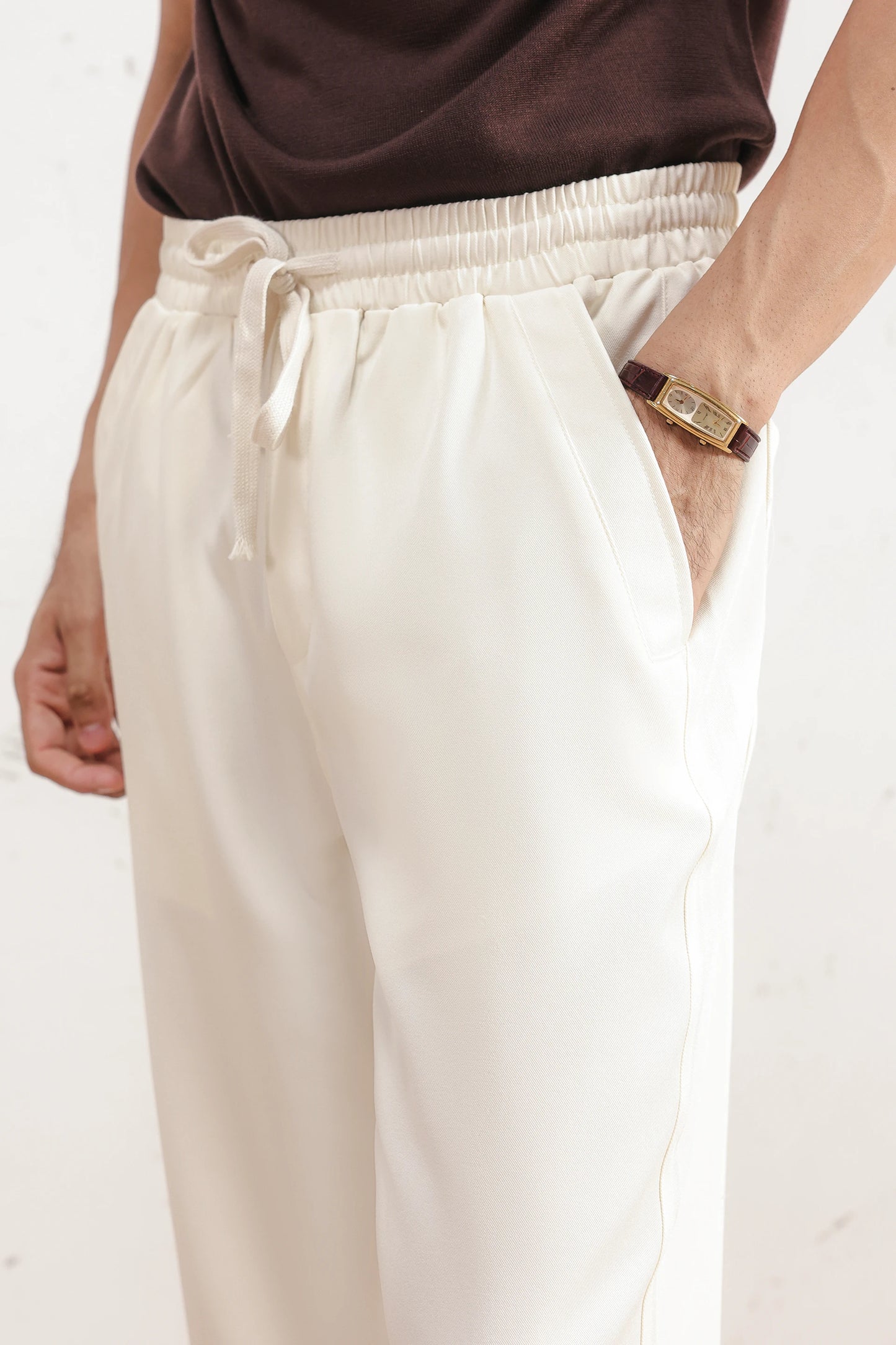 Off-White Drawstring Trousers