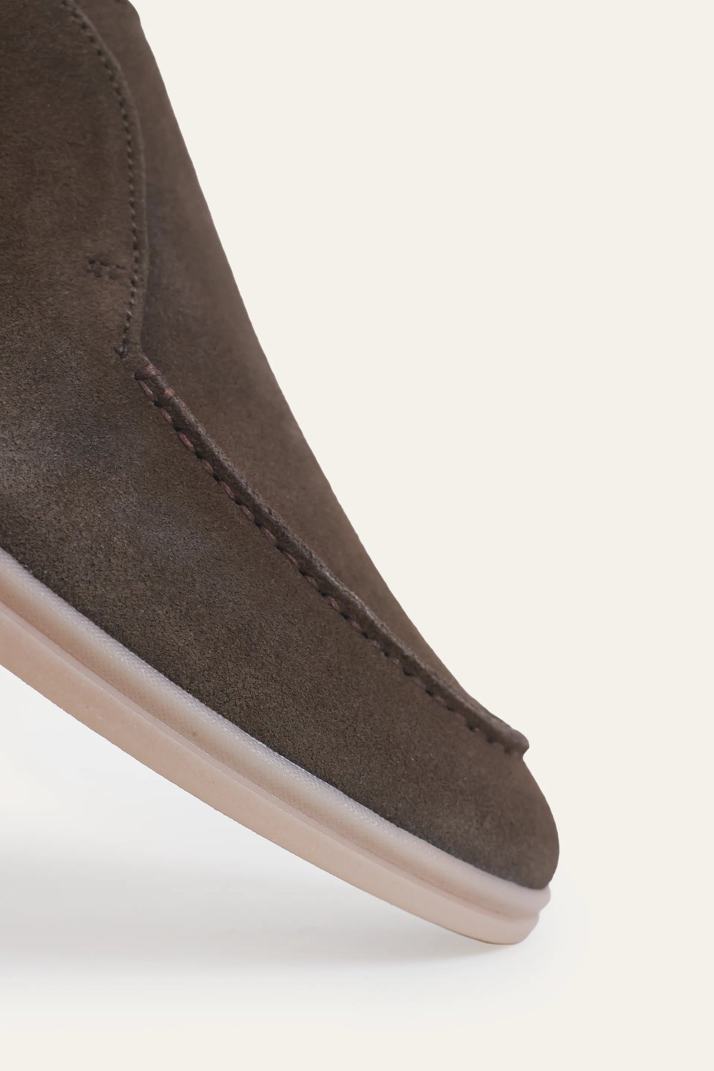 High-Top Suede Loafers