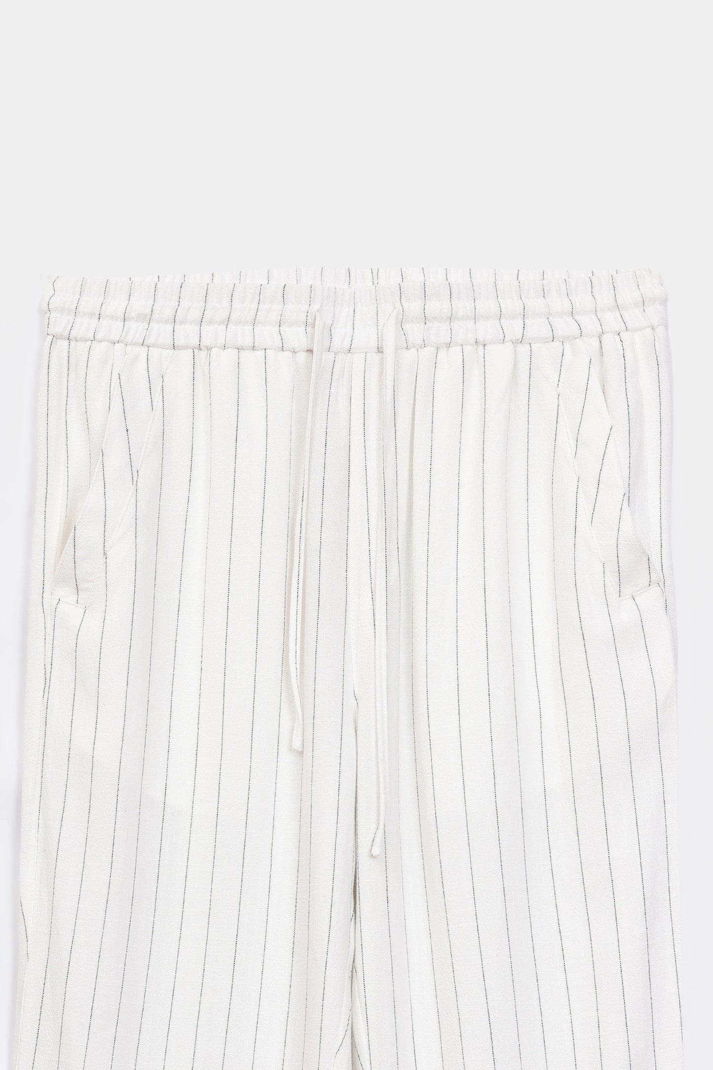 Pinstripe Linen Trousers