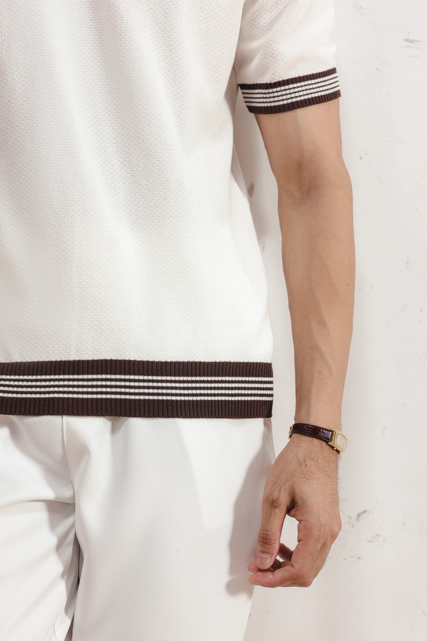 Fine Gauge Knit Polo