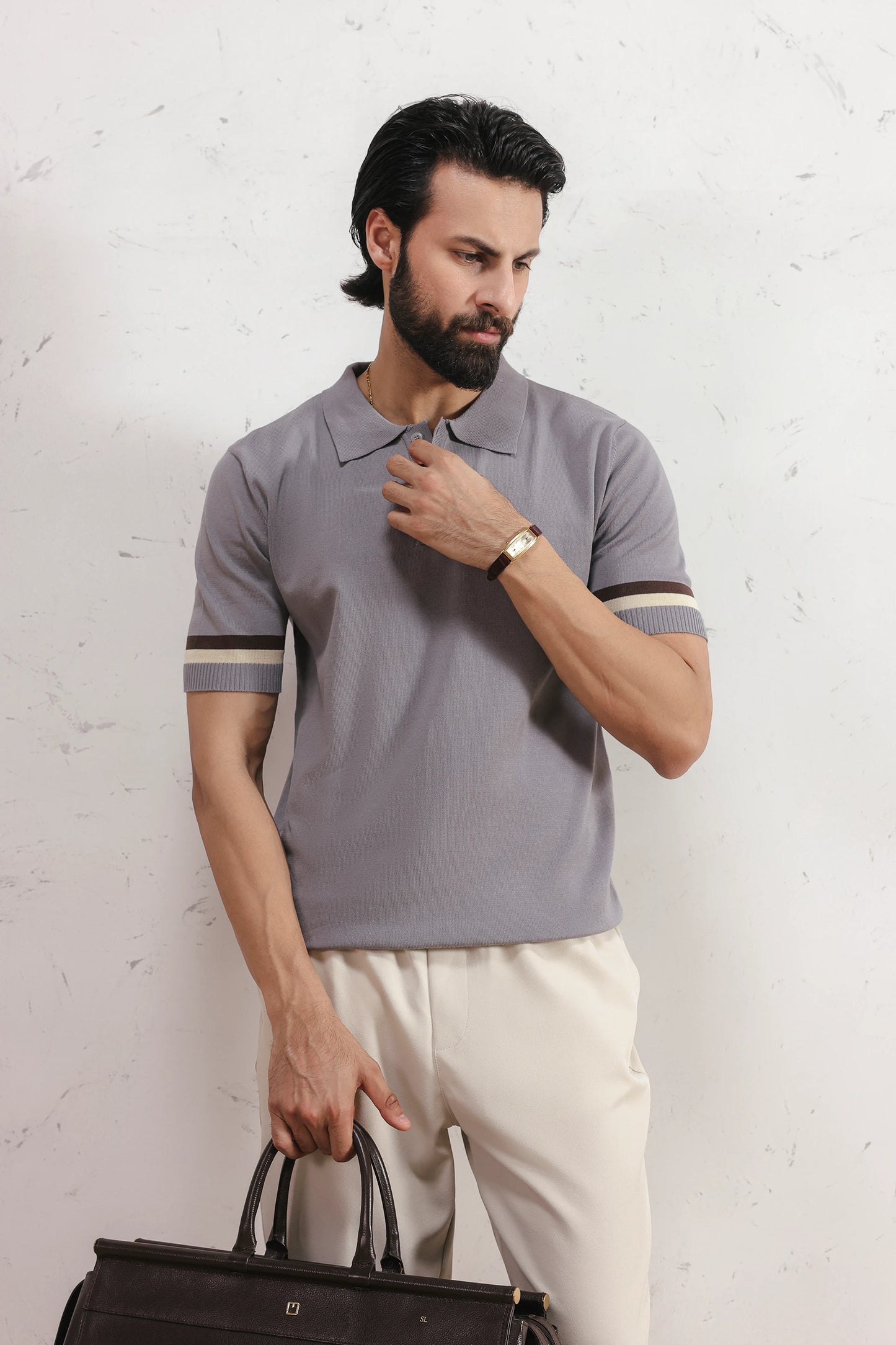 Viscose Knit Polo