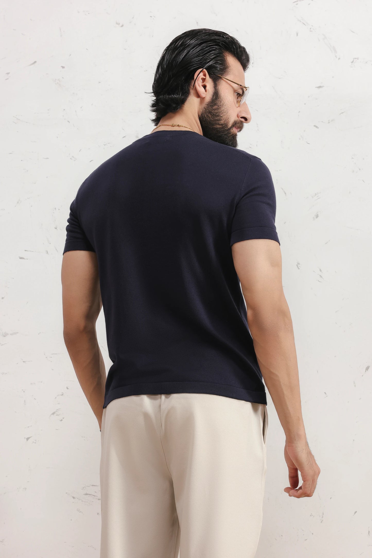 Lyocell Knit T-Shirt