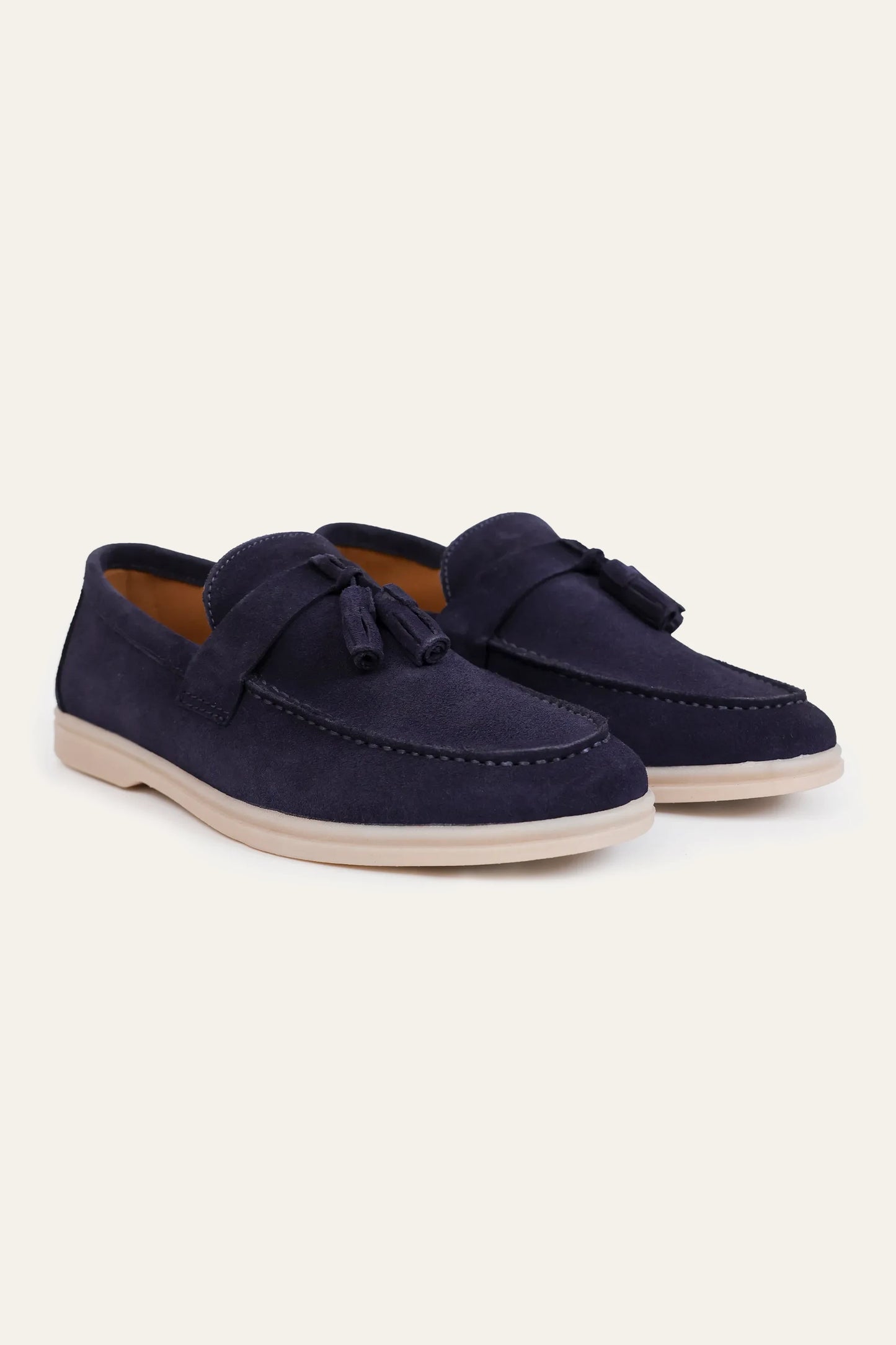 Suede Tassel Loafers