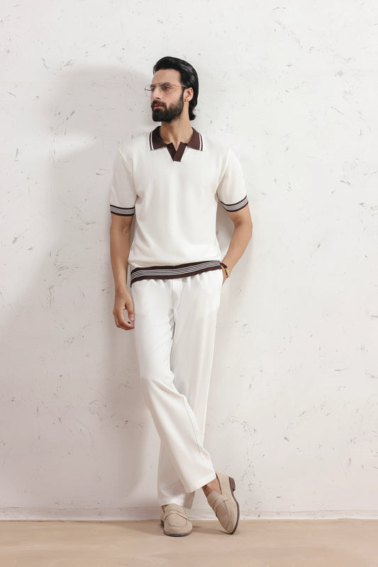 Fine Gauge Knit Polo