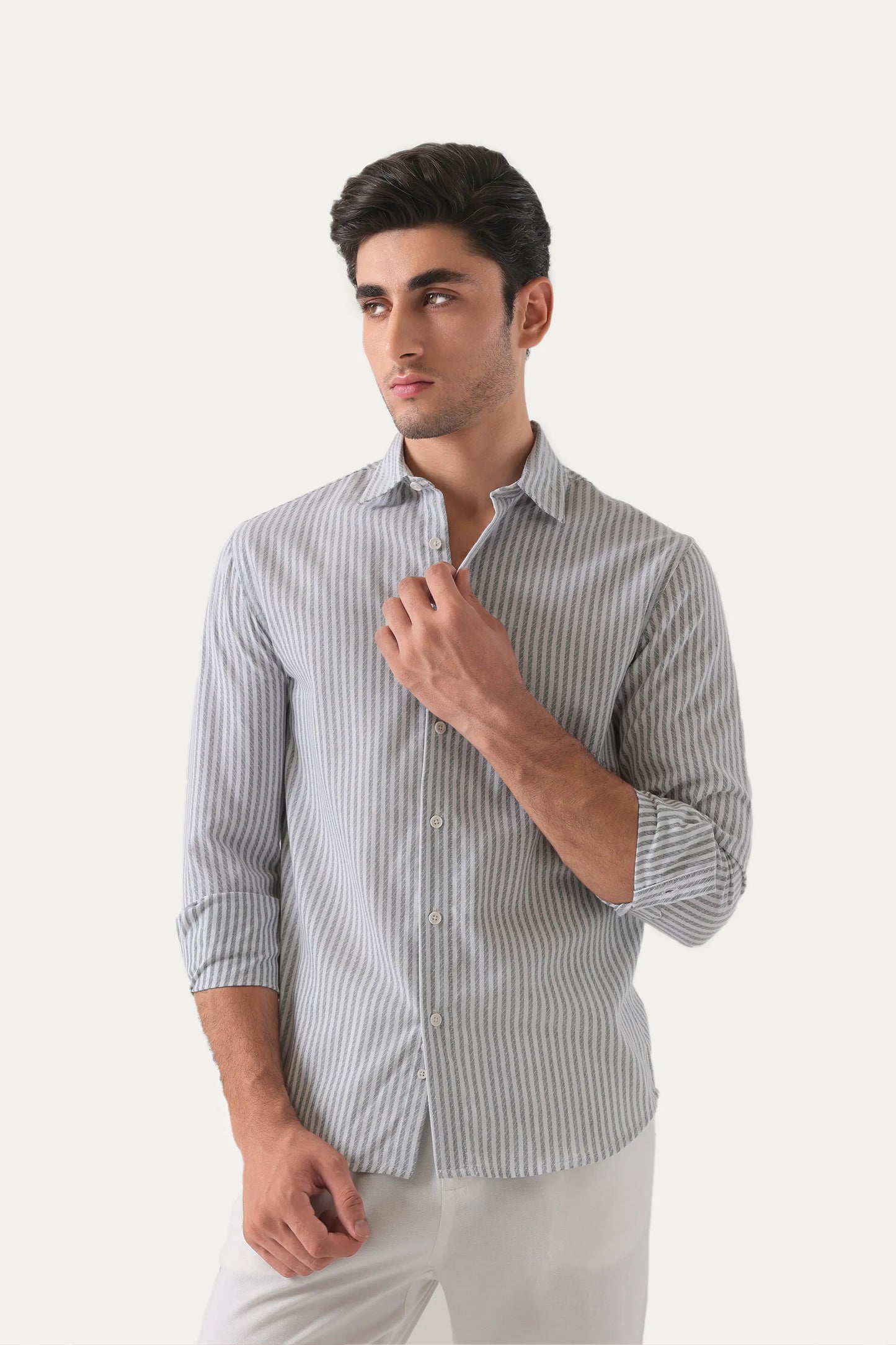 Blue Pinstripe Shirt