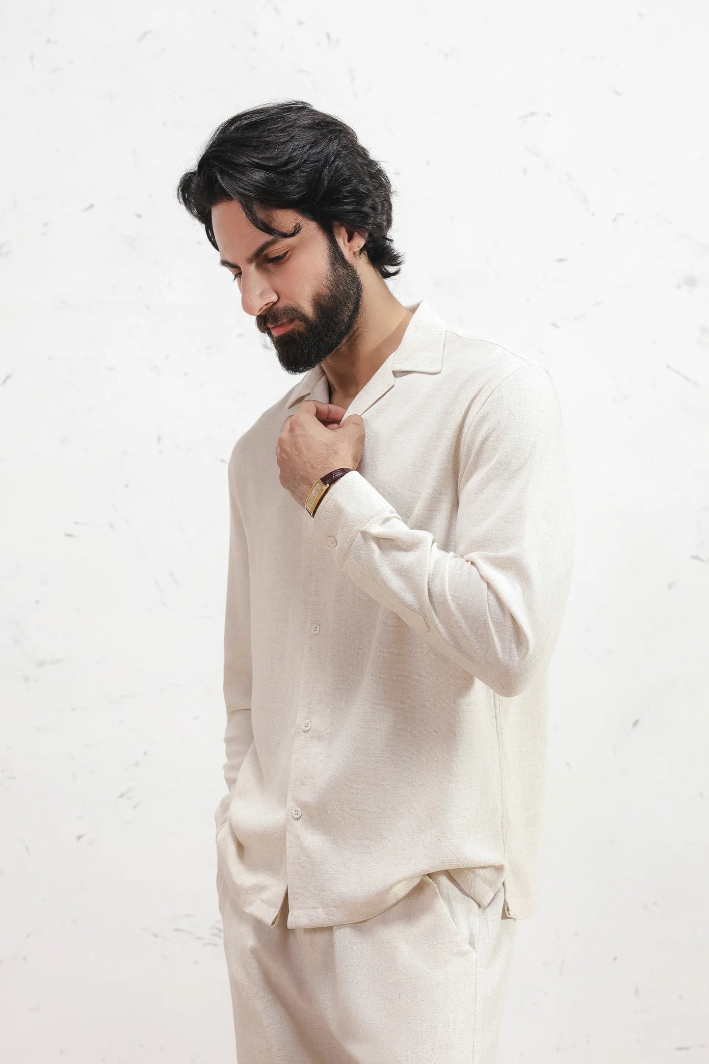 Ivory Linen Co-Ord Set