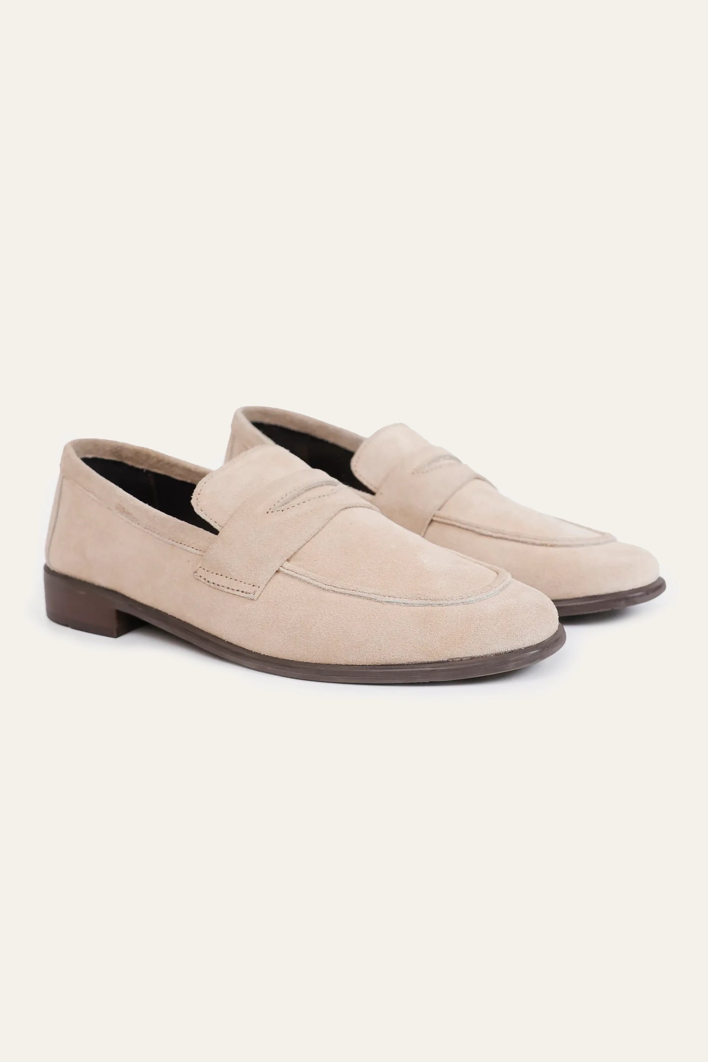 Suede Penny Loafers