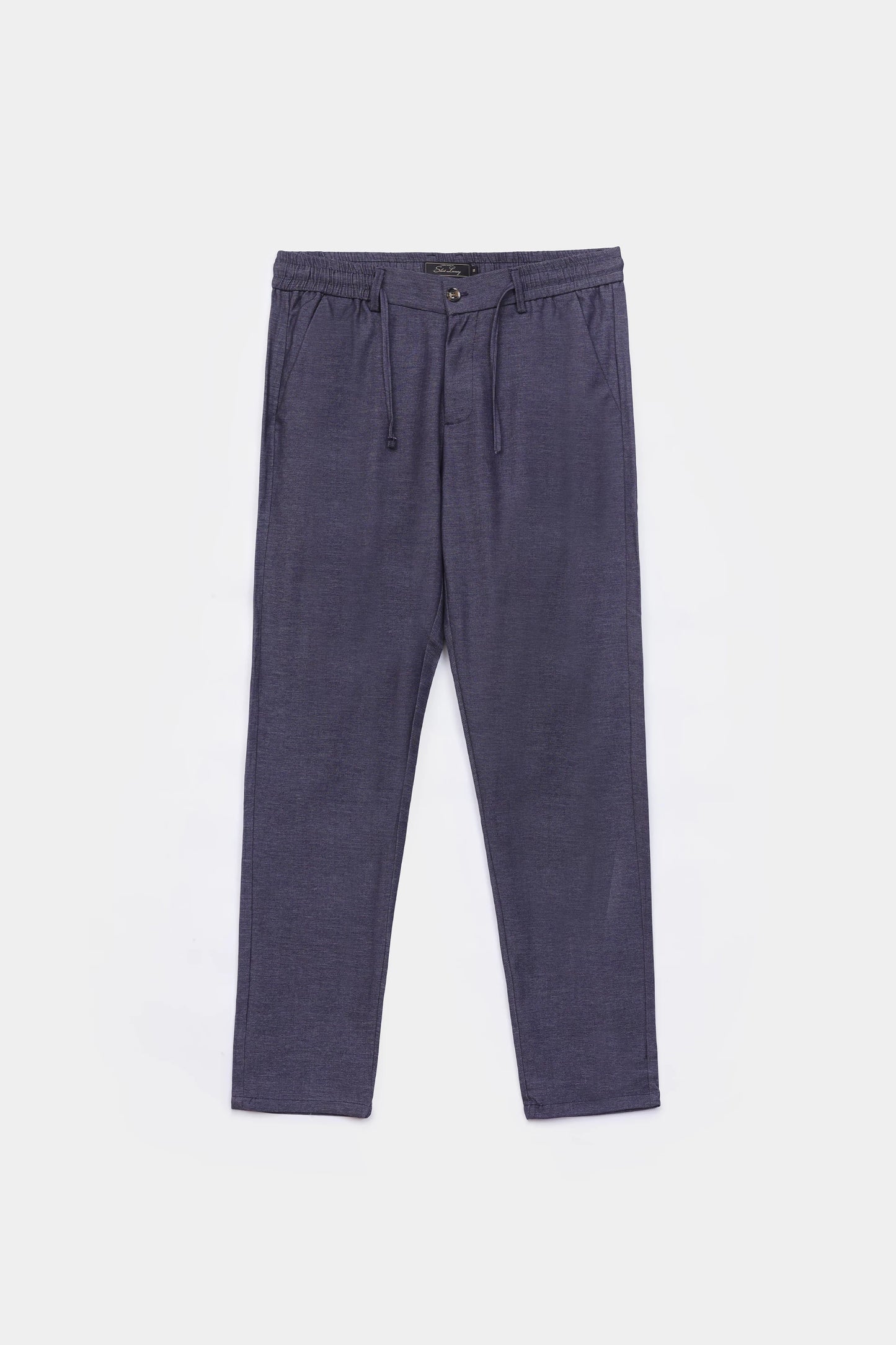 Mélange Straight Trousers