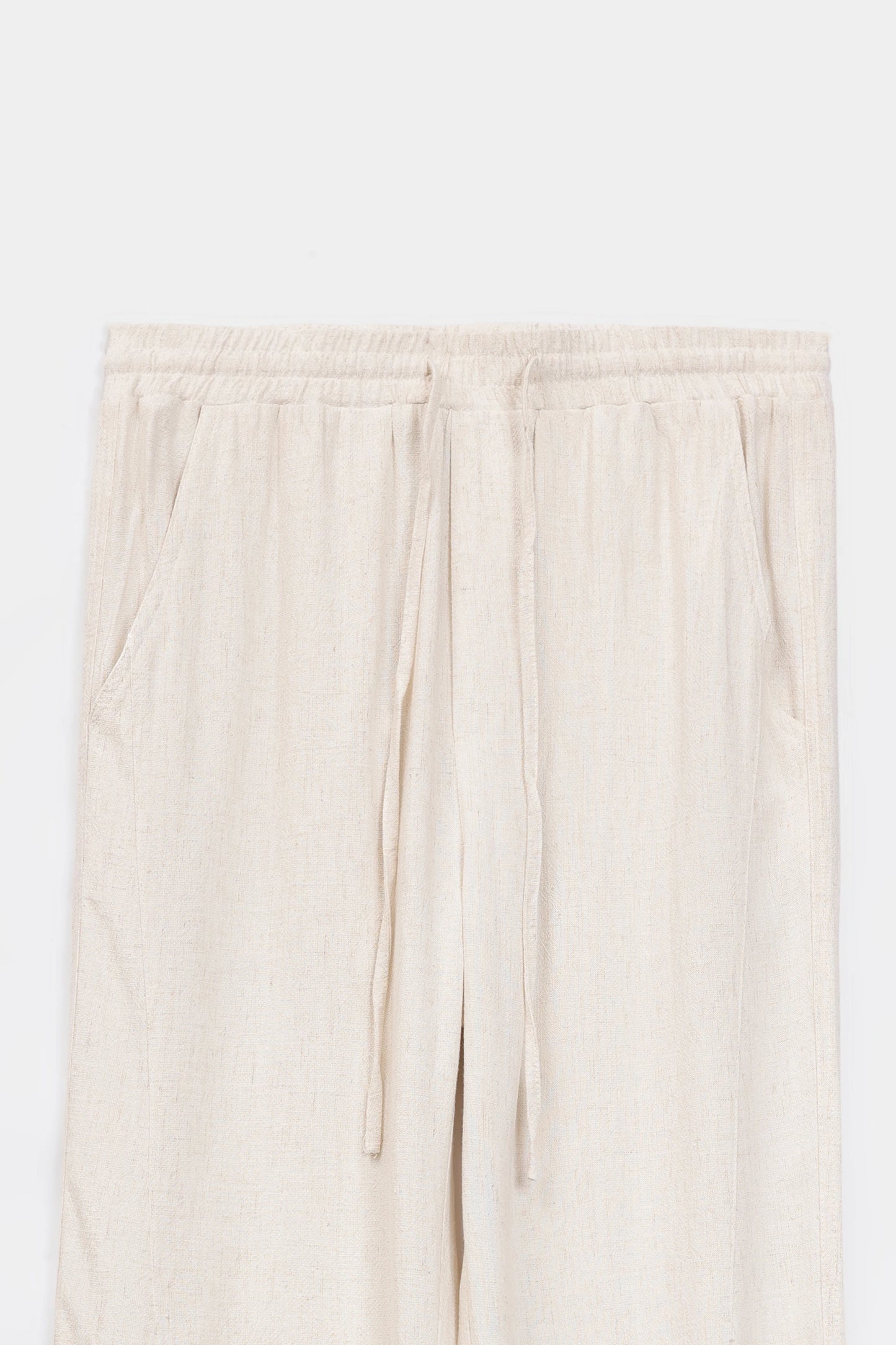 Straight Linen Trousers