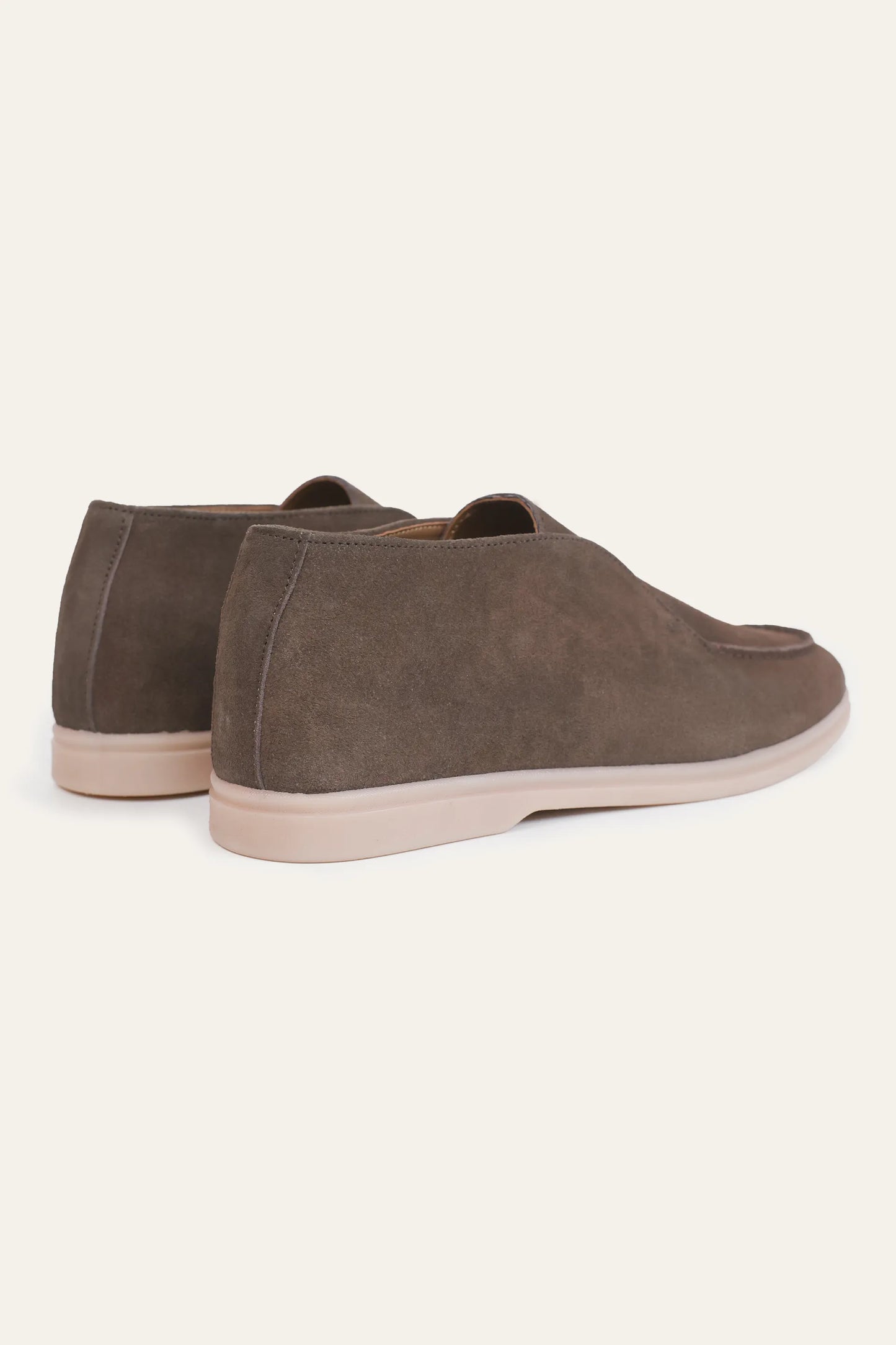 High-Top Suede Loafers