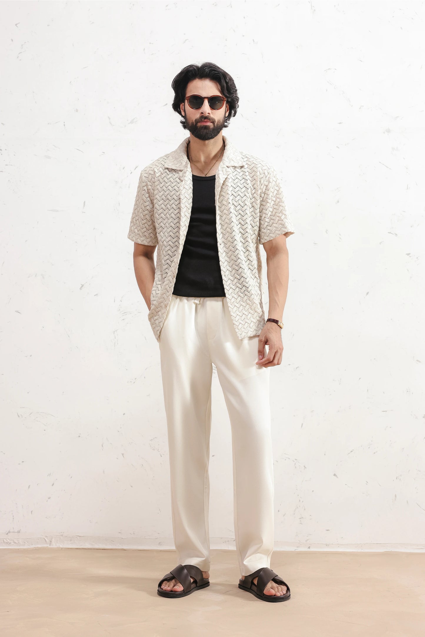 Crochet Knit Shirt