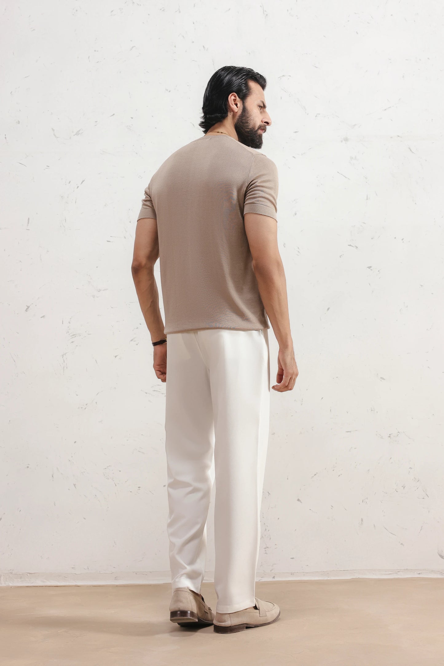 Lyocell Knit T-Shirt