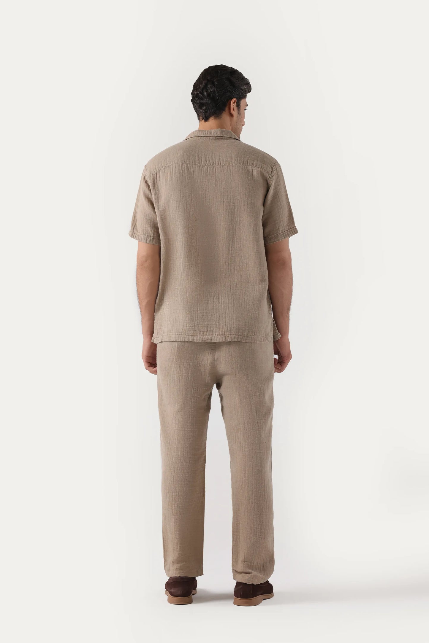 Camp Collar Muslin Shirt