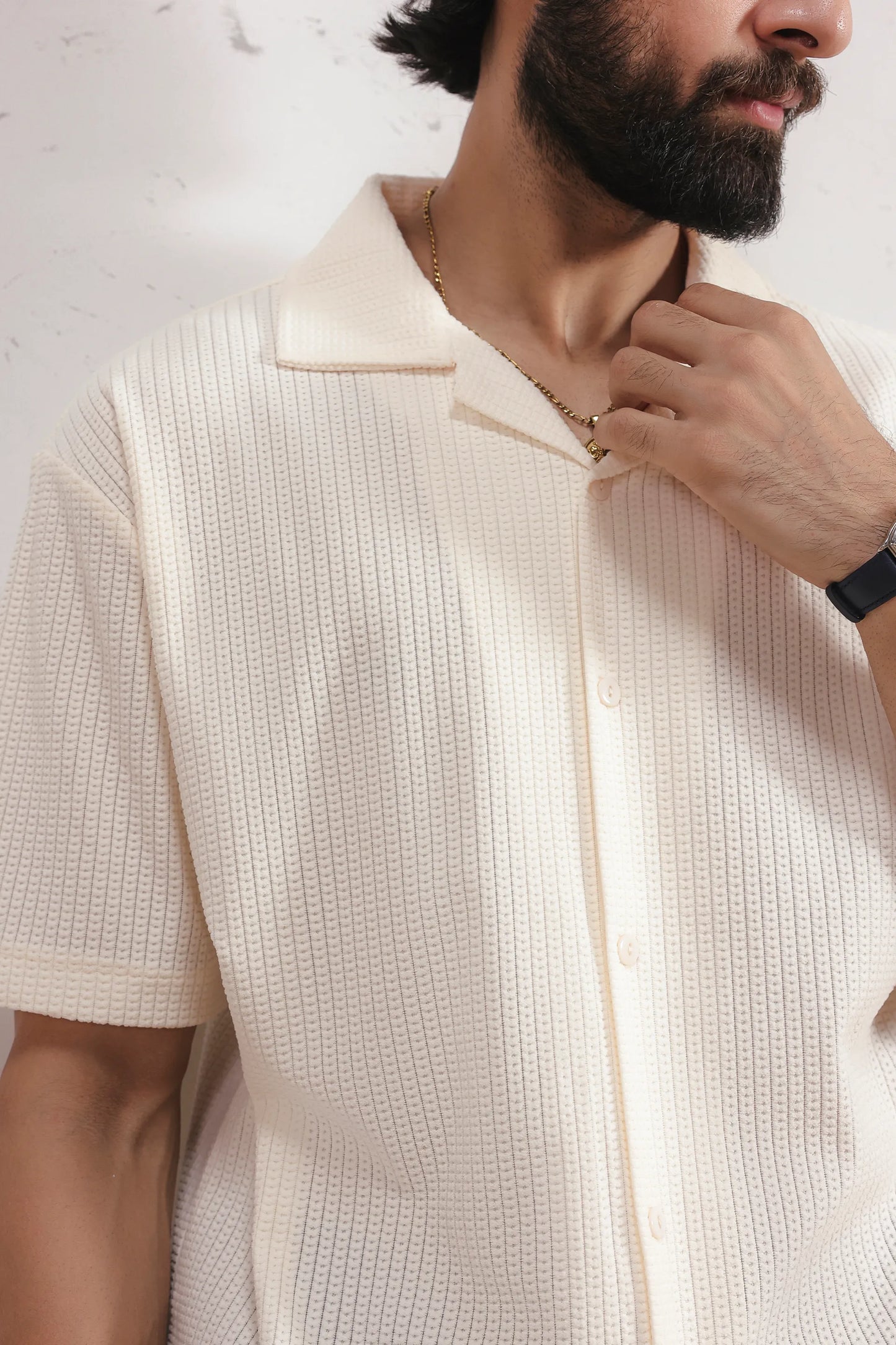 Waffle Knit Shirt