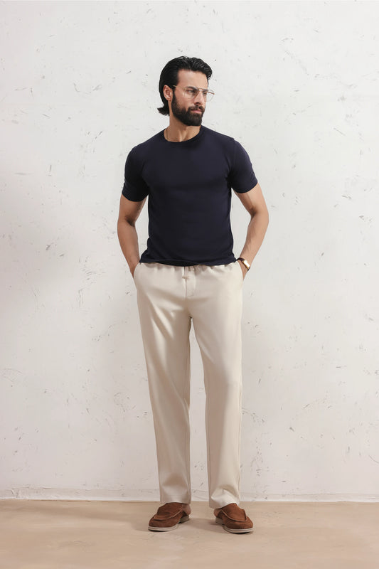 Lyocell Knit T-Shirt