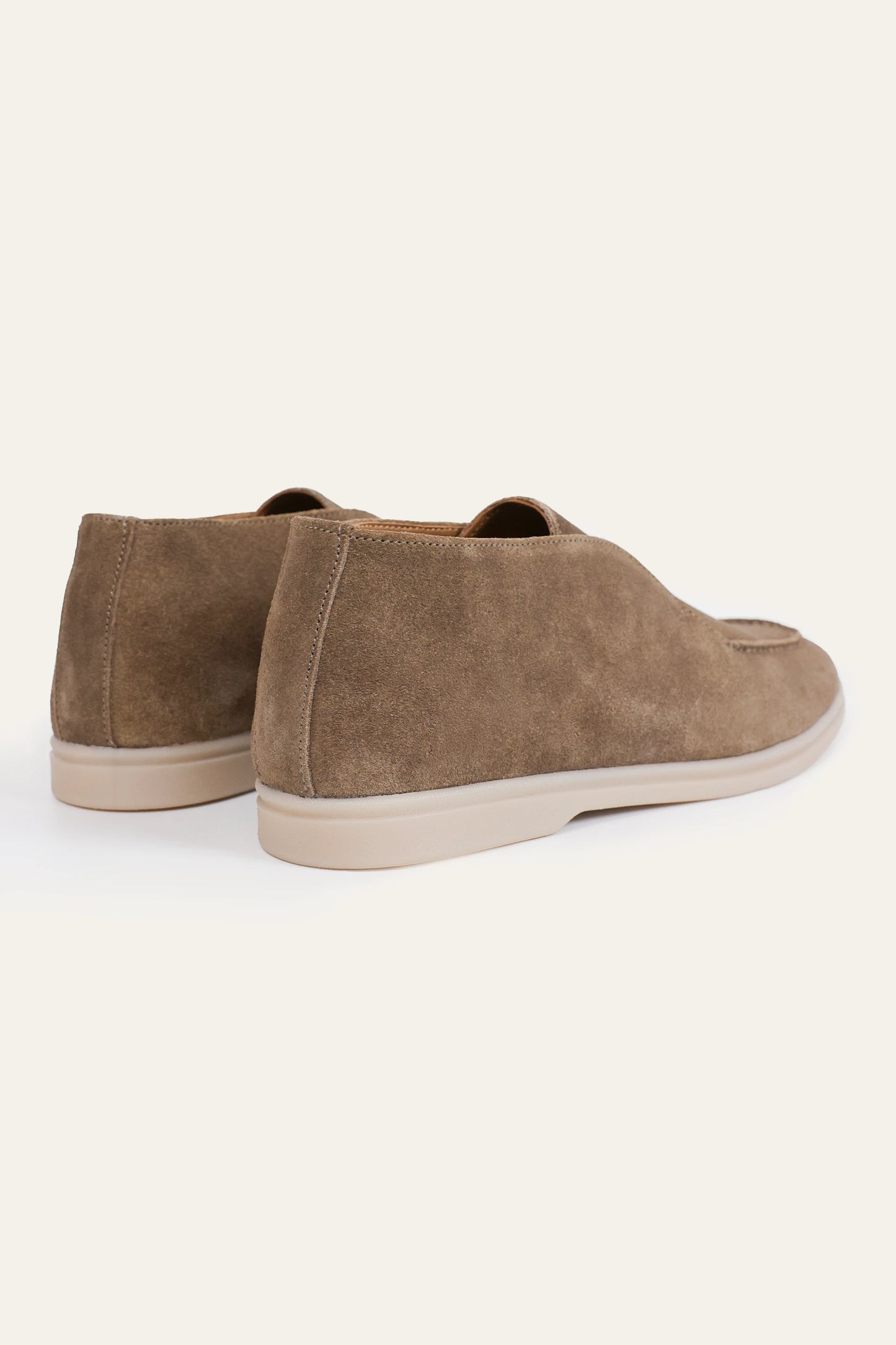 High-Top Suede Loafers