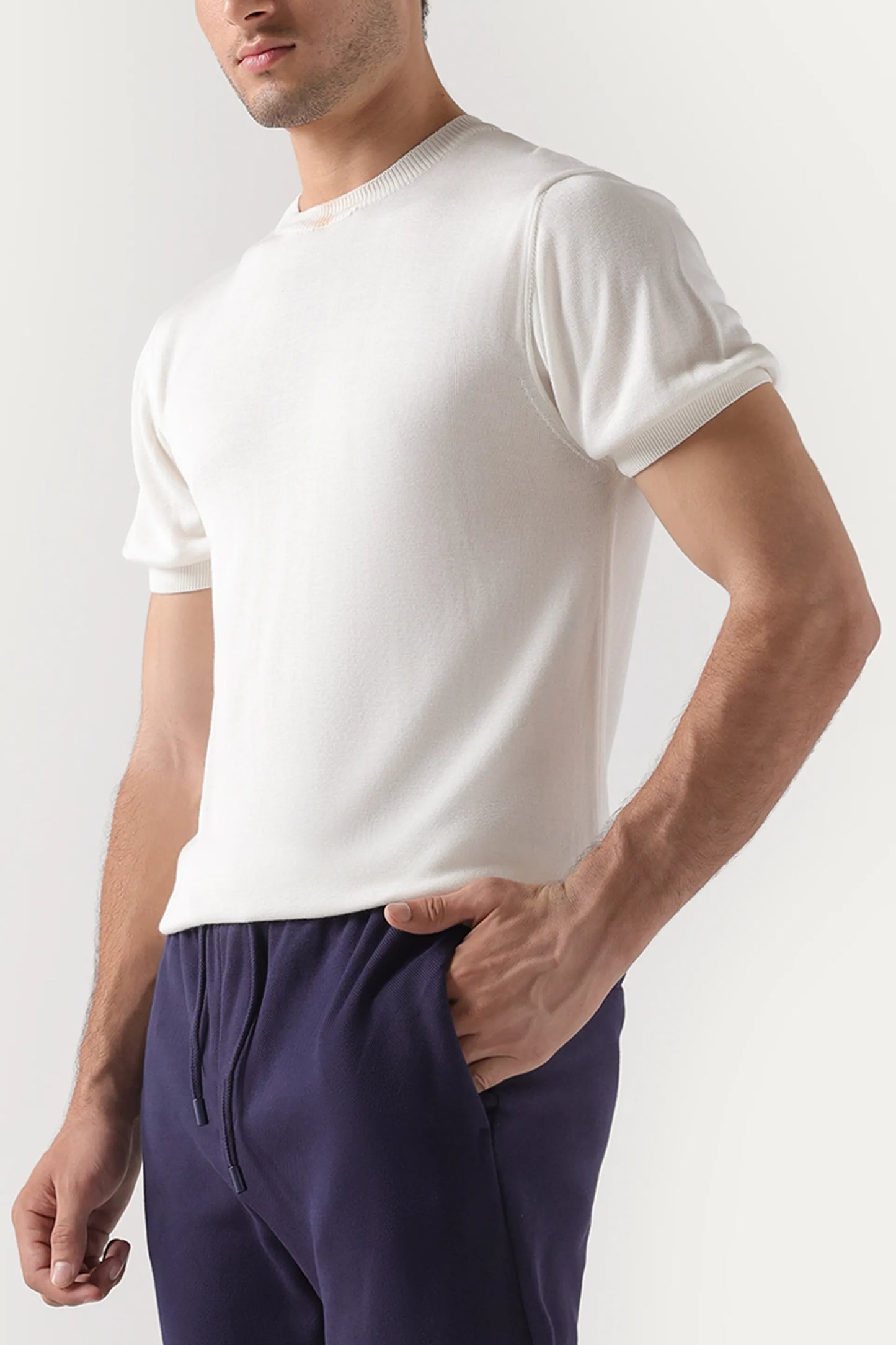 Pique Knit Trousers