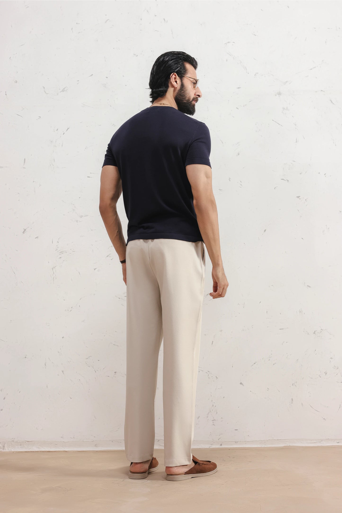 Lyocell Knit T-Shirt