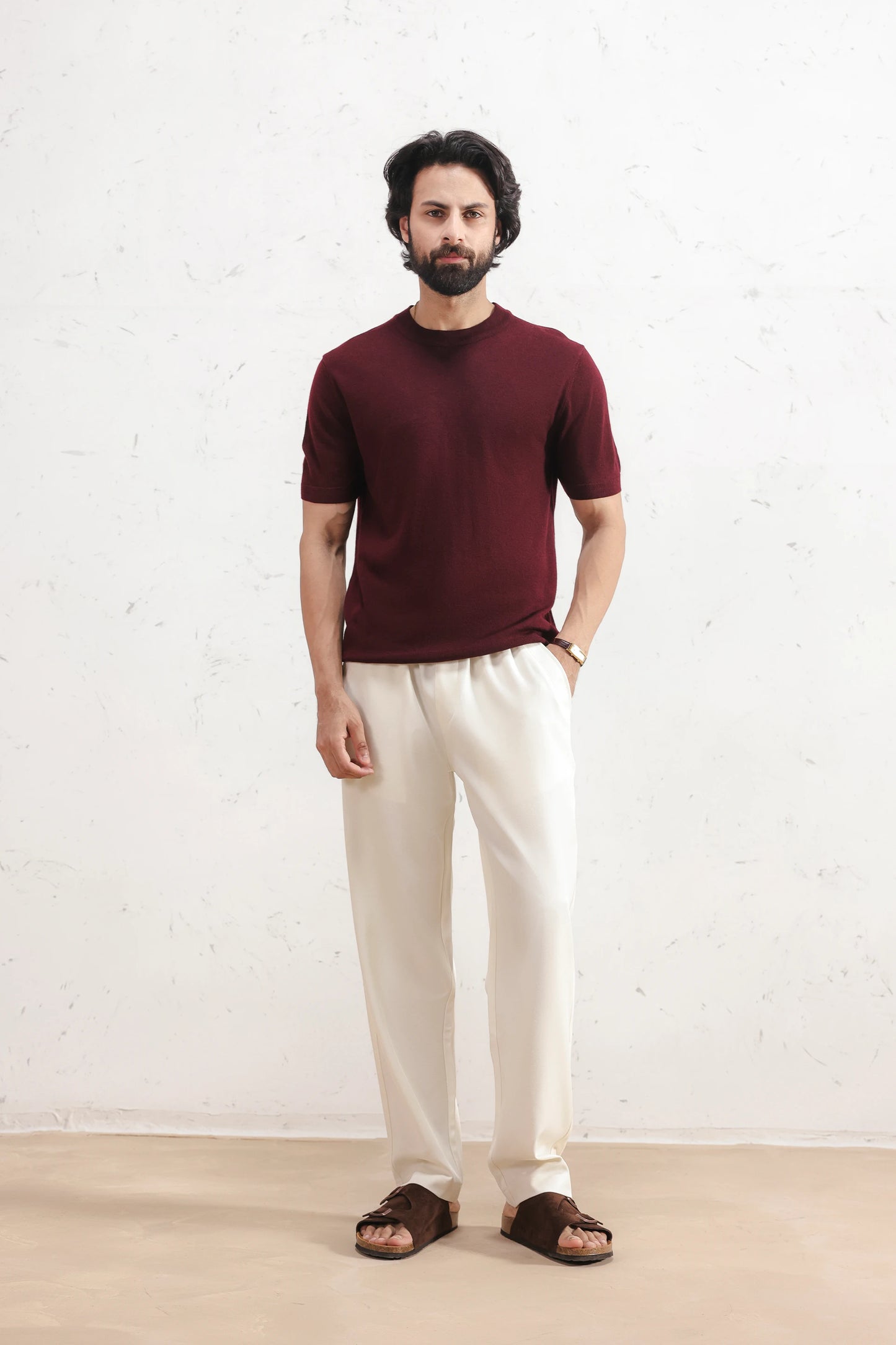 Fine Knit T-Shirt