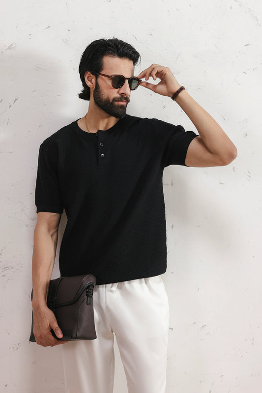 Textured Henley