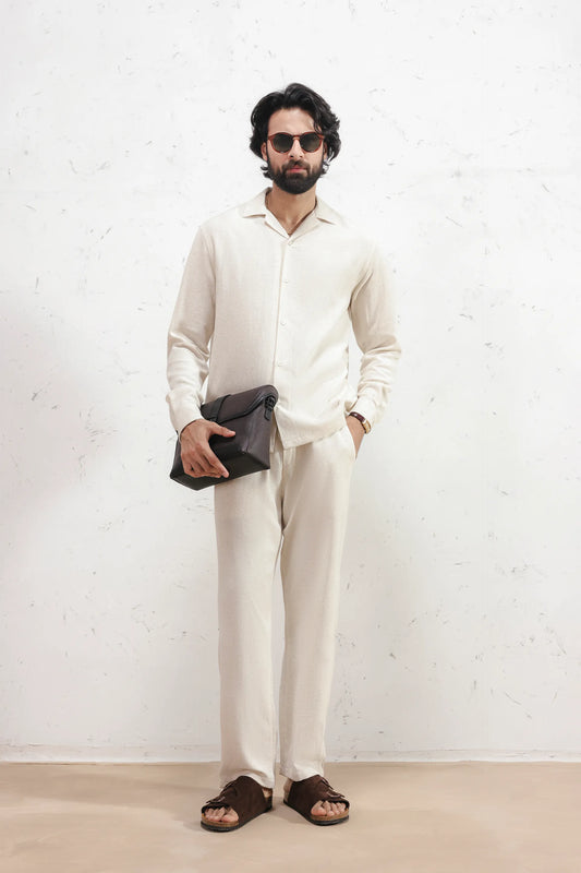 Ivory Linen Co-Ord Set