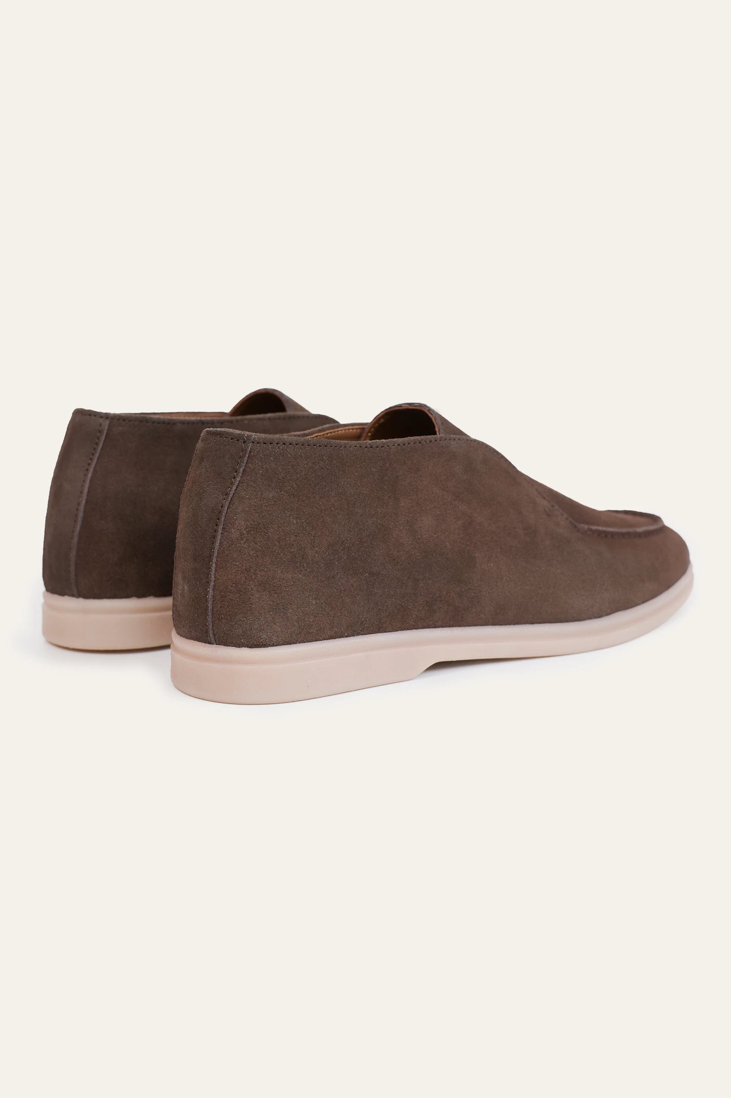 High-Top Suede Loafers