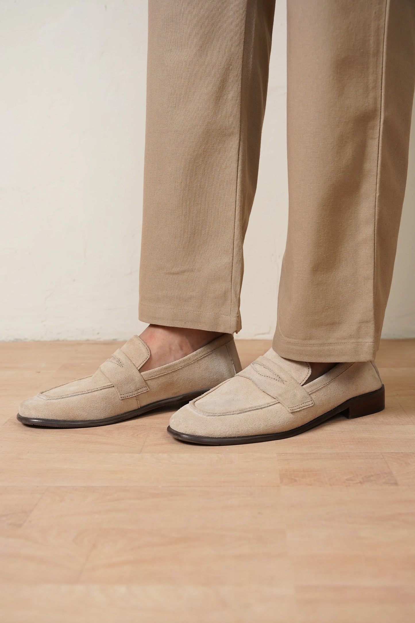 Suede Penny Loafers