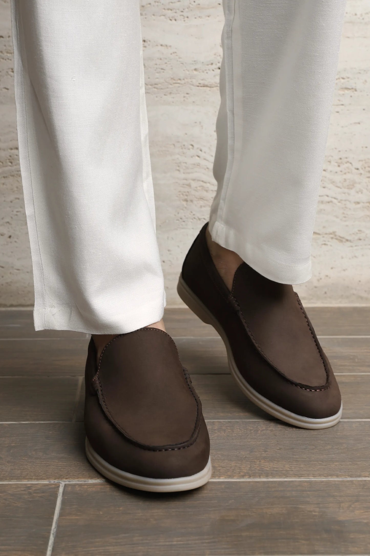 Nubuck Leather Loafers
