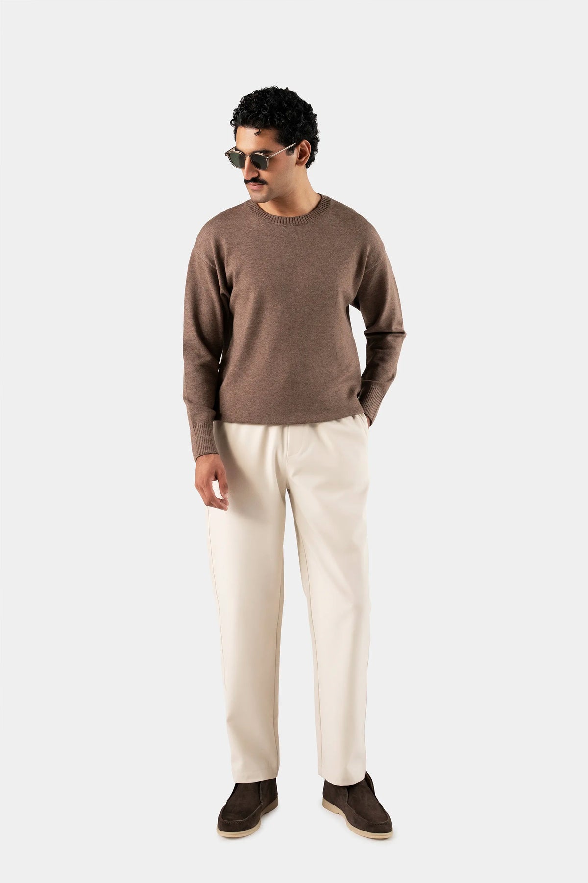 Cocoa Spun Knit Sweater