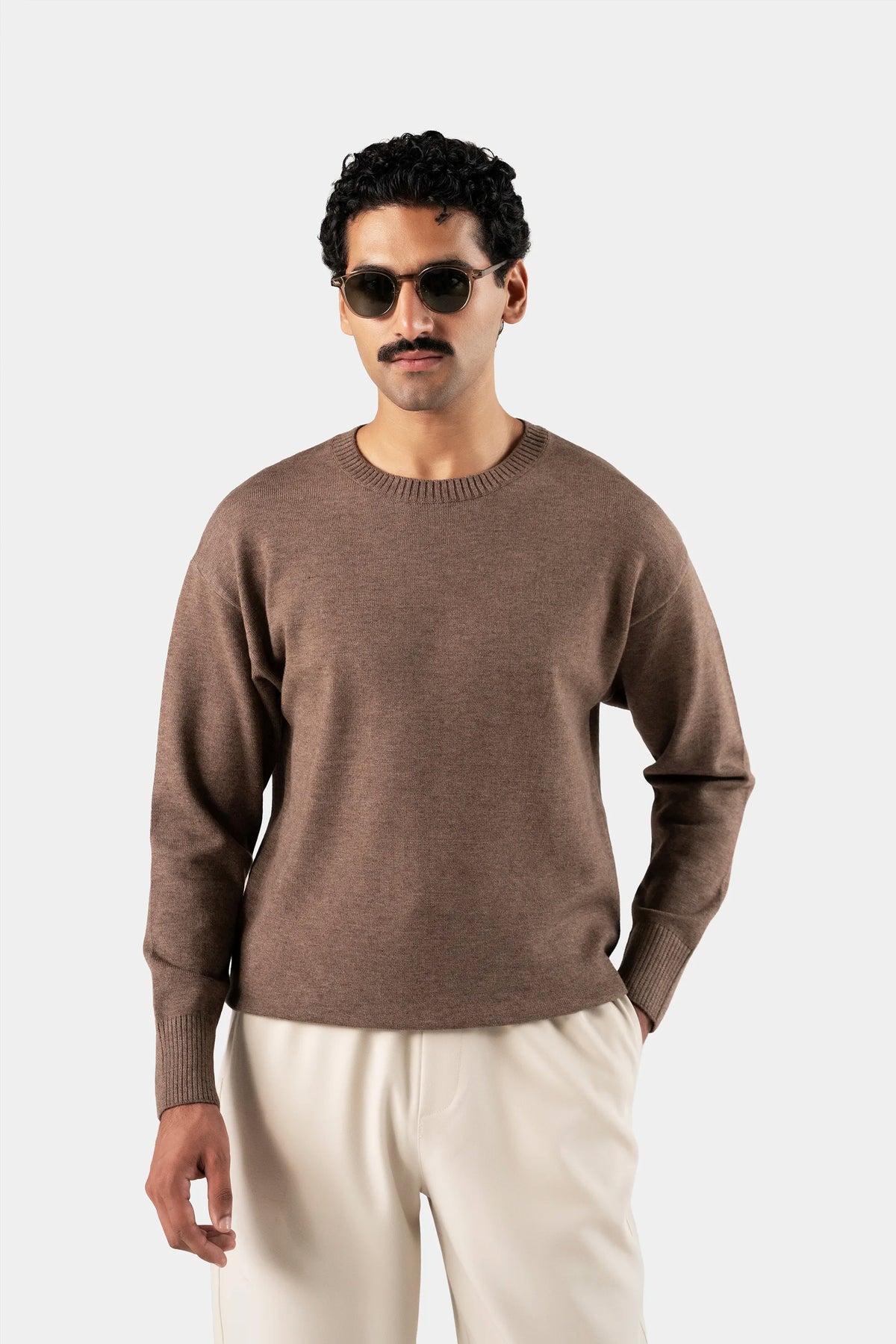 Cocoa Spun Knit Sweater