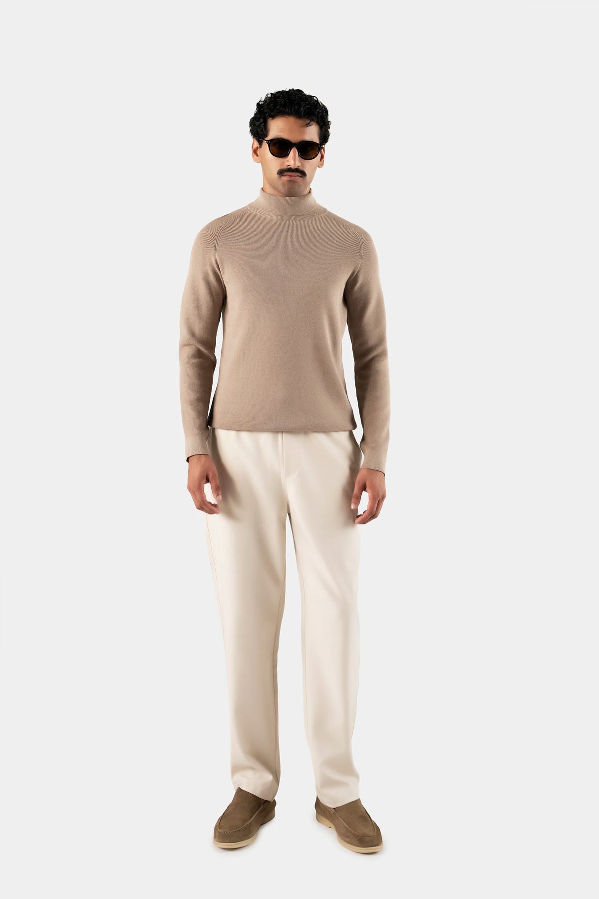 Fine Gauge Raglan Turtleneck