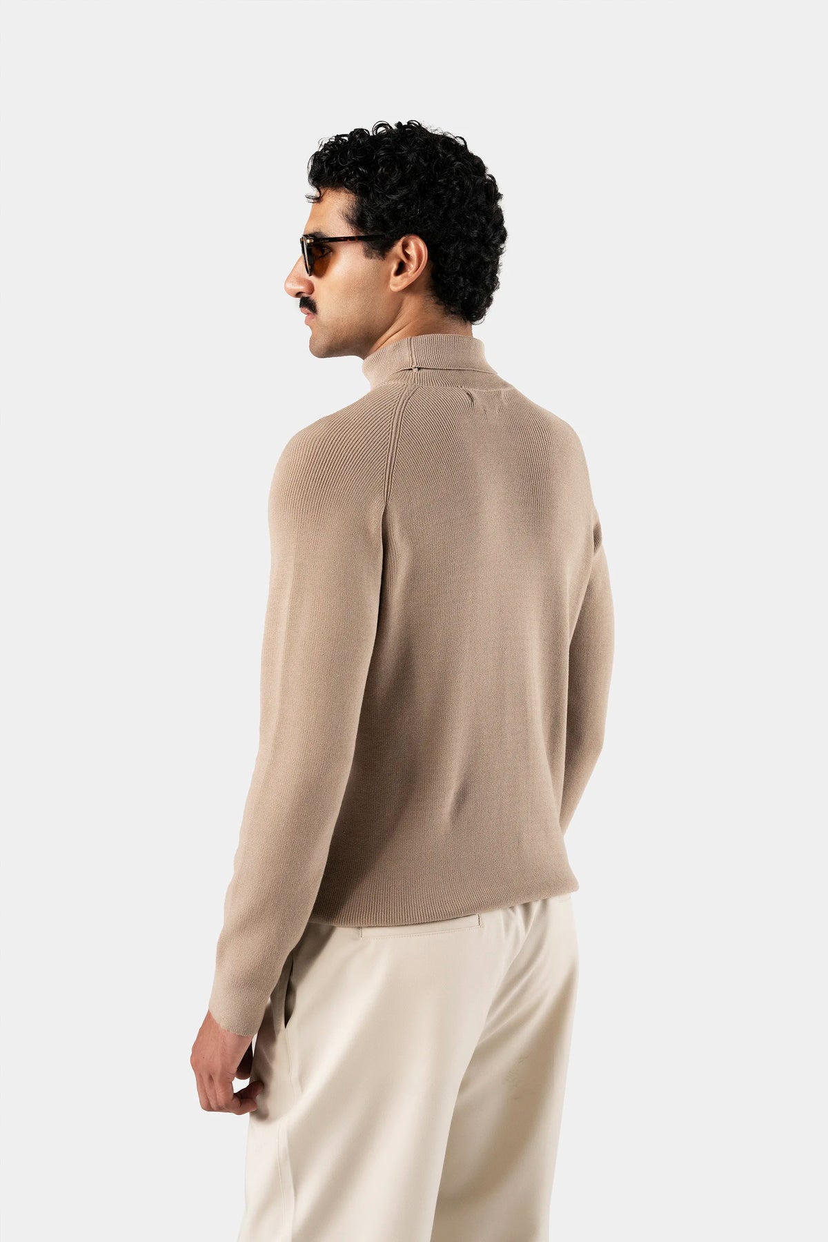 Fine Gauge Raglan Turtleneck