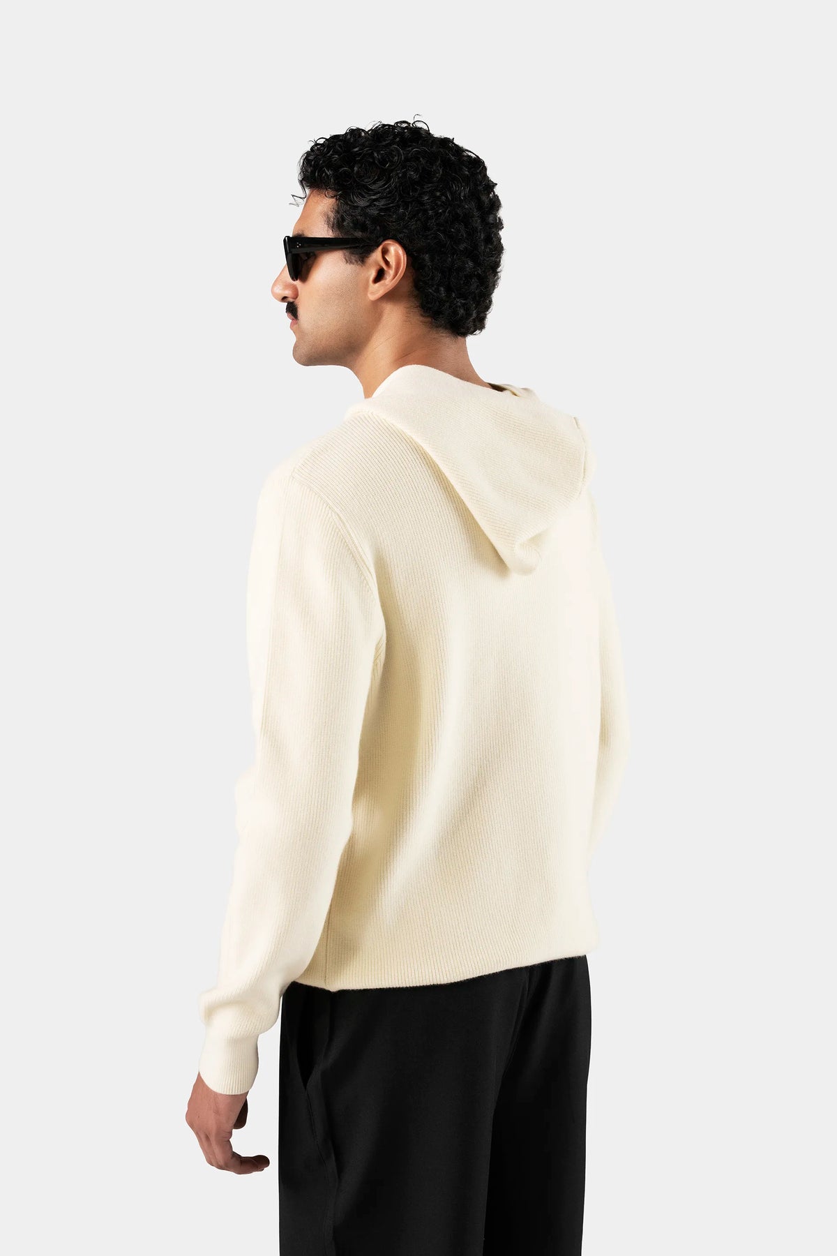Hooded Zip Cardigan
