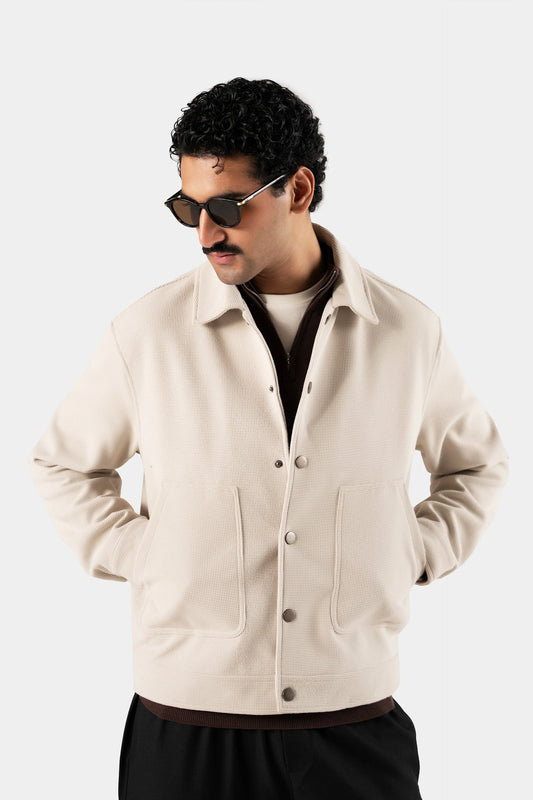 Prestige Waffle Snap Jacket