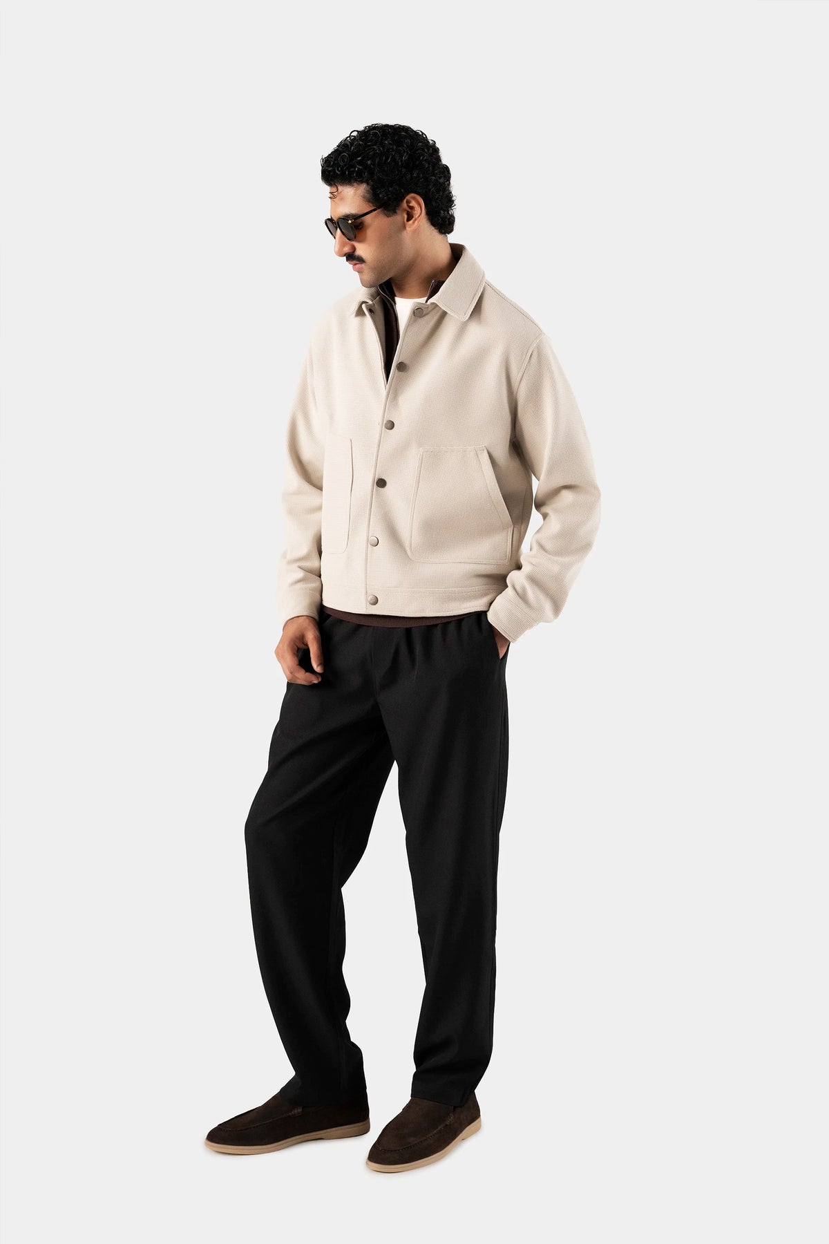 Prestige Waffle Snap Jacket