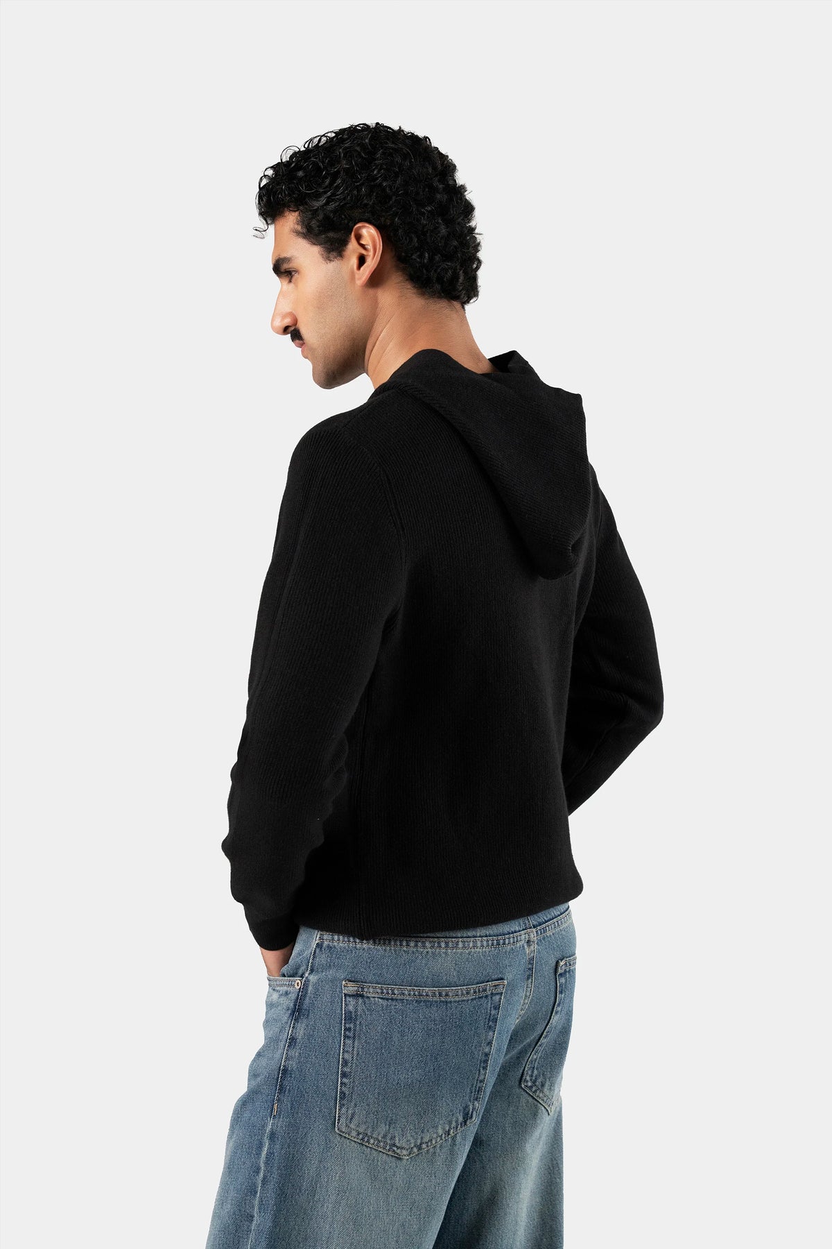 Hooded Zip Cardigan