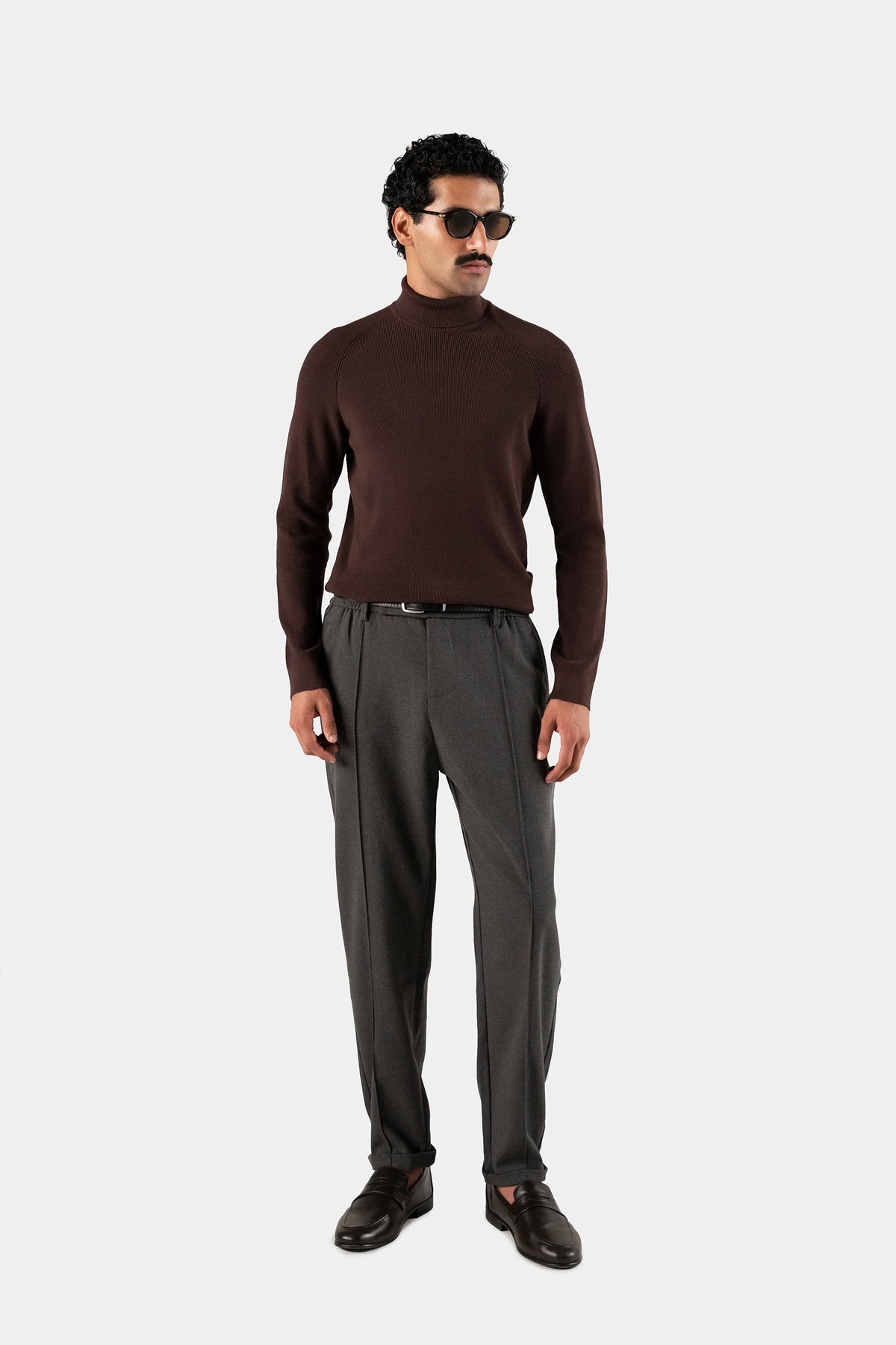 Fine Gauge Raglan Turtleneck