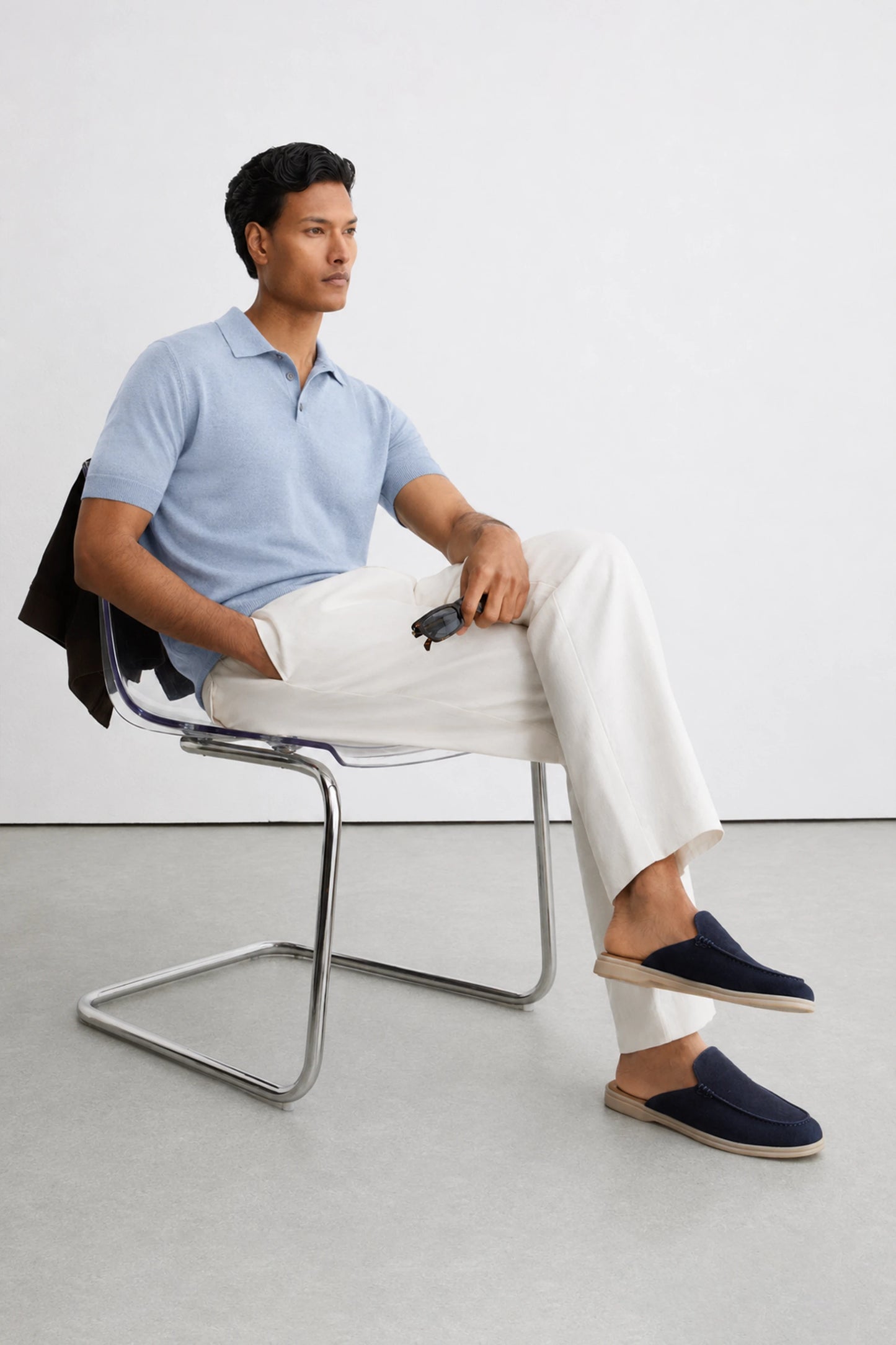 Goat Suede Mules