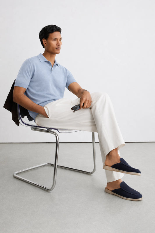 Goat Suede Mules