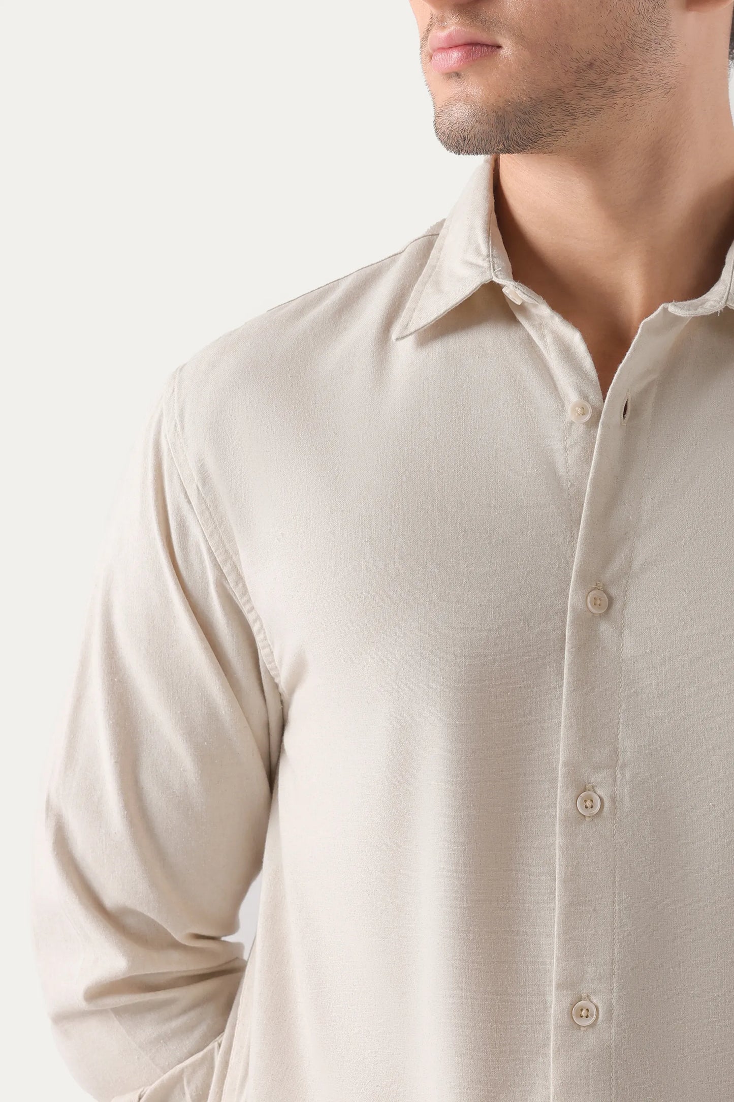 Tailored Fit Linen Shirt