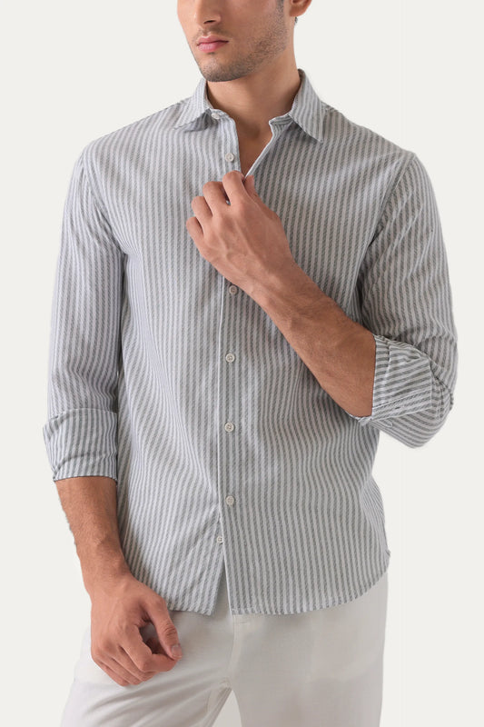 Blue Pinstripe Shirt