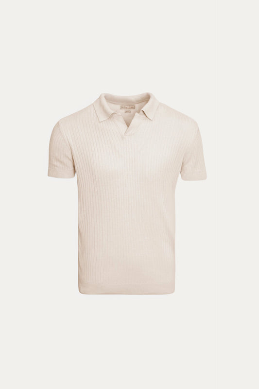 Rib Knit Polo