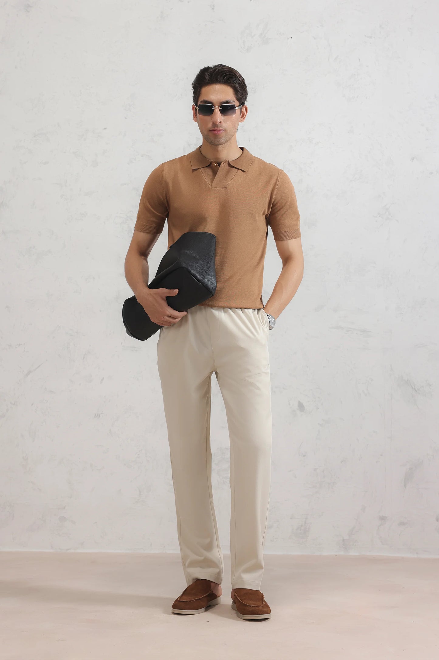 Fine Gauge Knit Polo