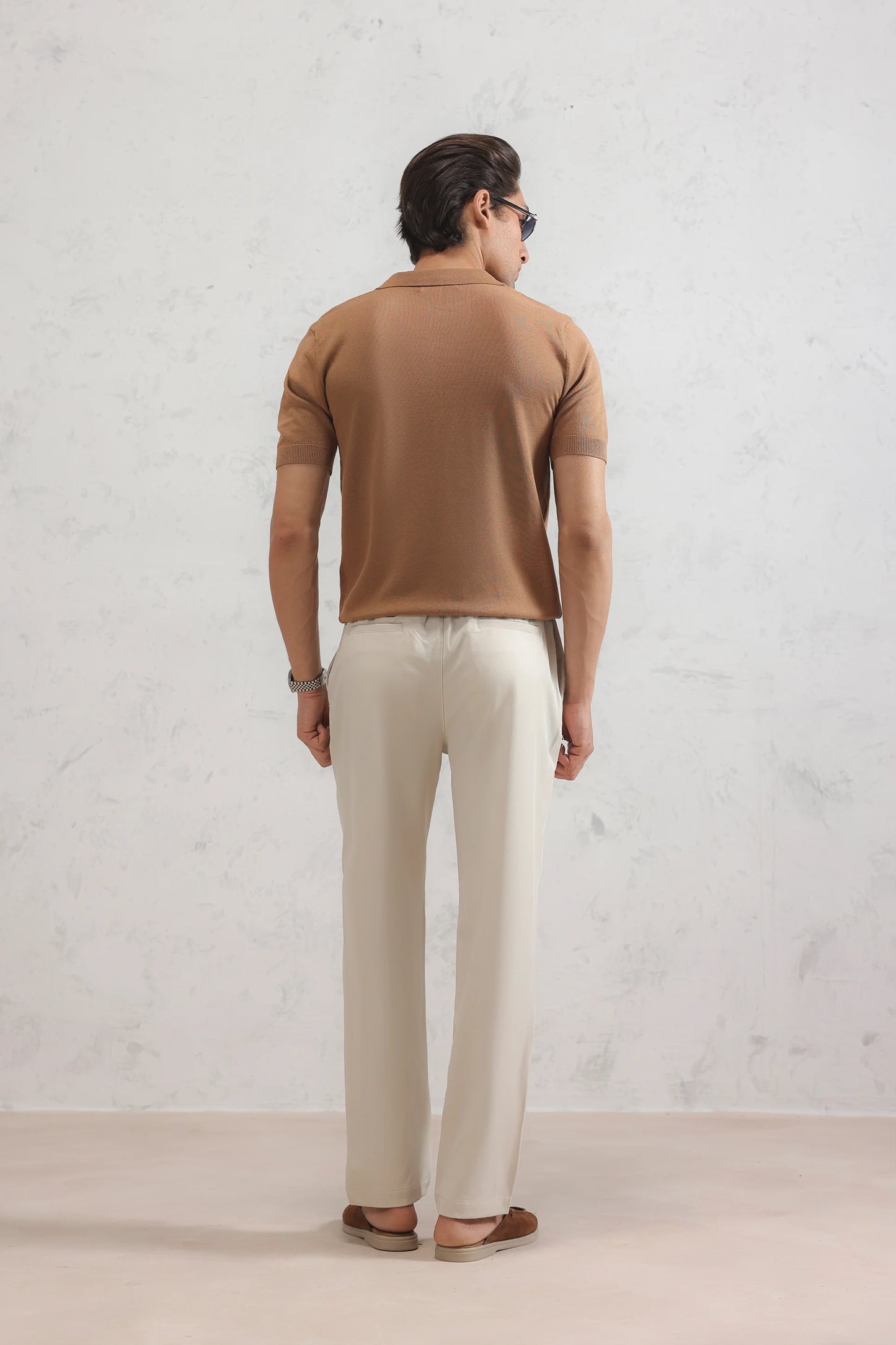 Fine Gauge Knit Polo