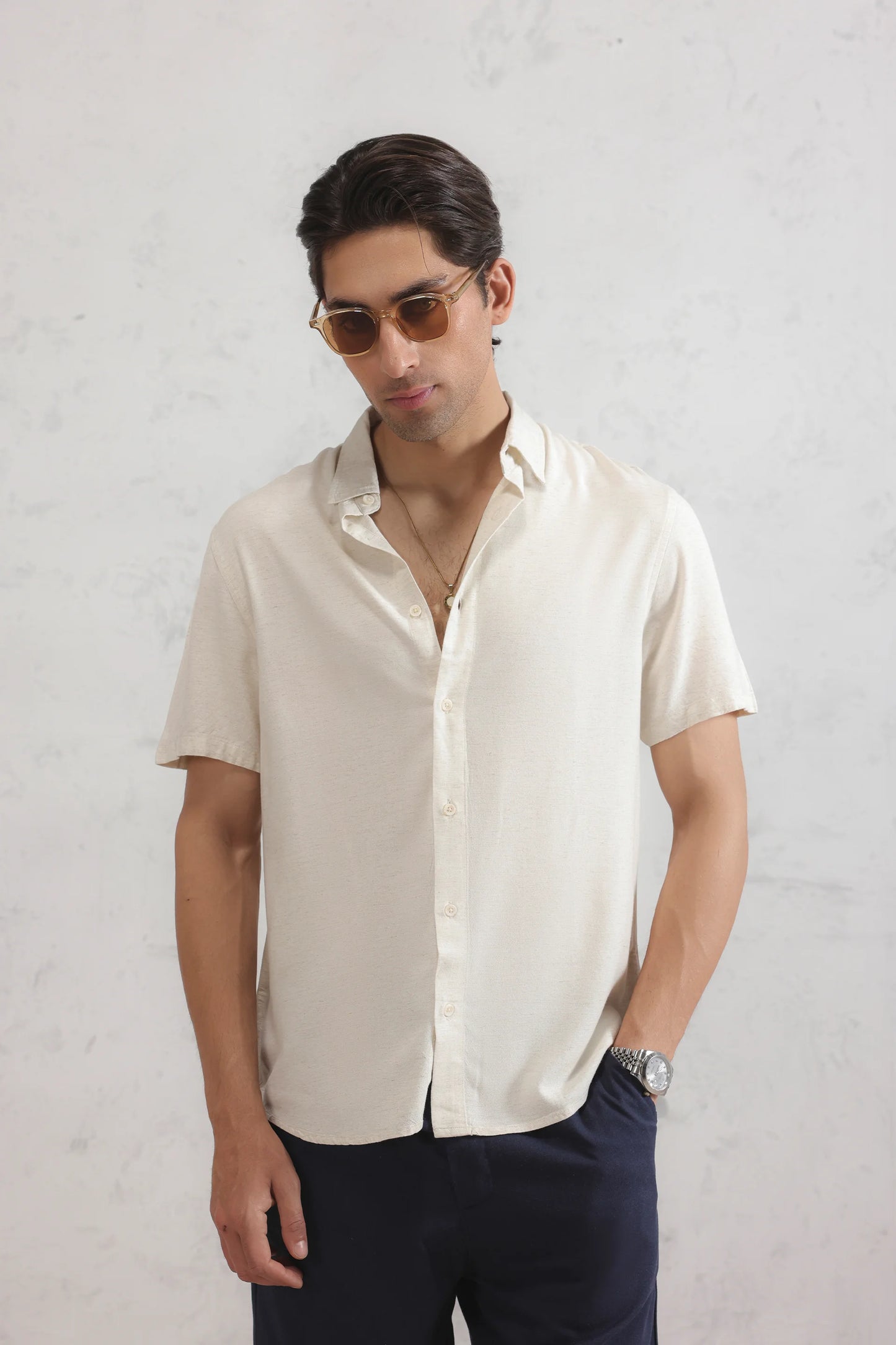 Shortsleeve Linen Shirt