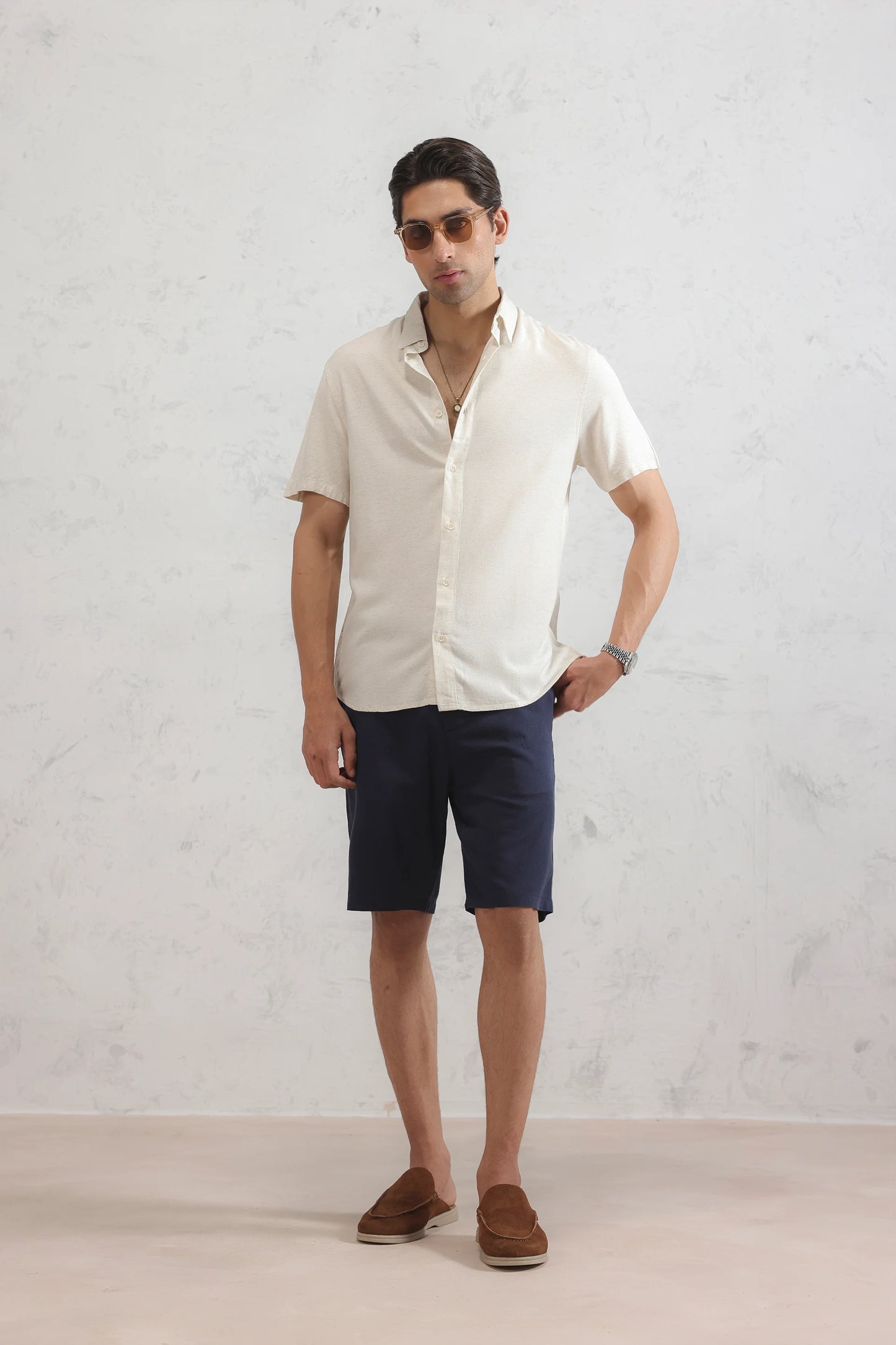 Shortsleeve Linen Shirt